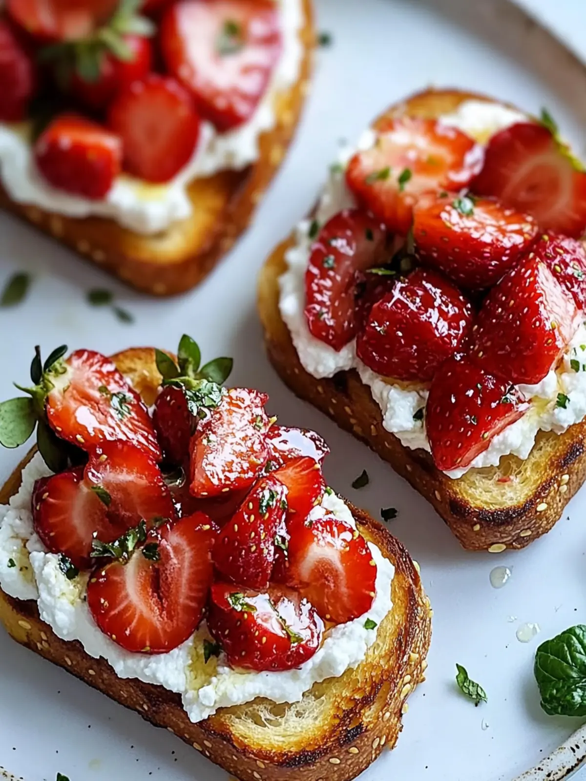 Roasted Strawberry Whipped Ricotta Toast for a Perfect Brunch 3 Roasted Strawberry Whipped Ricotta Toast