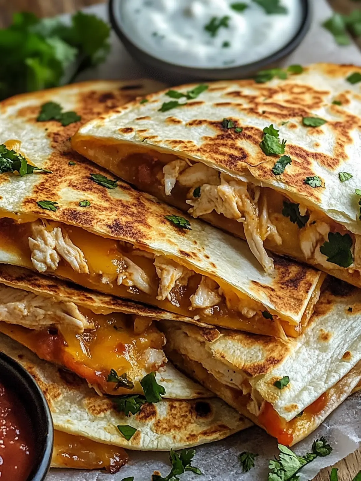Delicious Chicken Quesadilla: Quick Family Comfort Food 2 Chicken Quesadilla