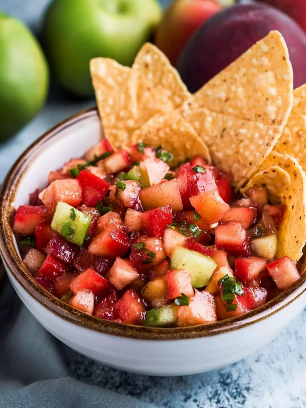 Fruit Salsa with Cinnamon Sugar Tortilla Chips for Guilt-Free Joy 2 Fruit Salsa with Cinnamon Sugar Tortilla Chips