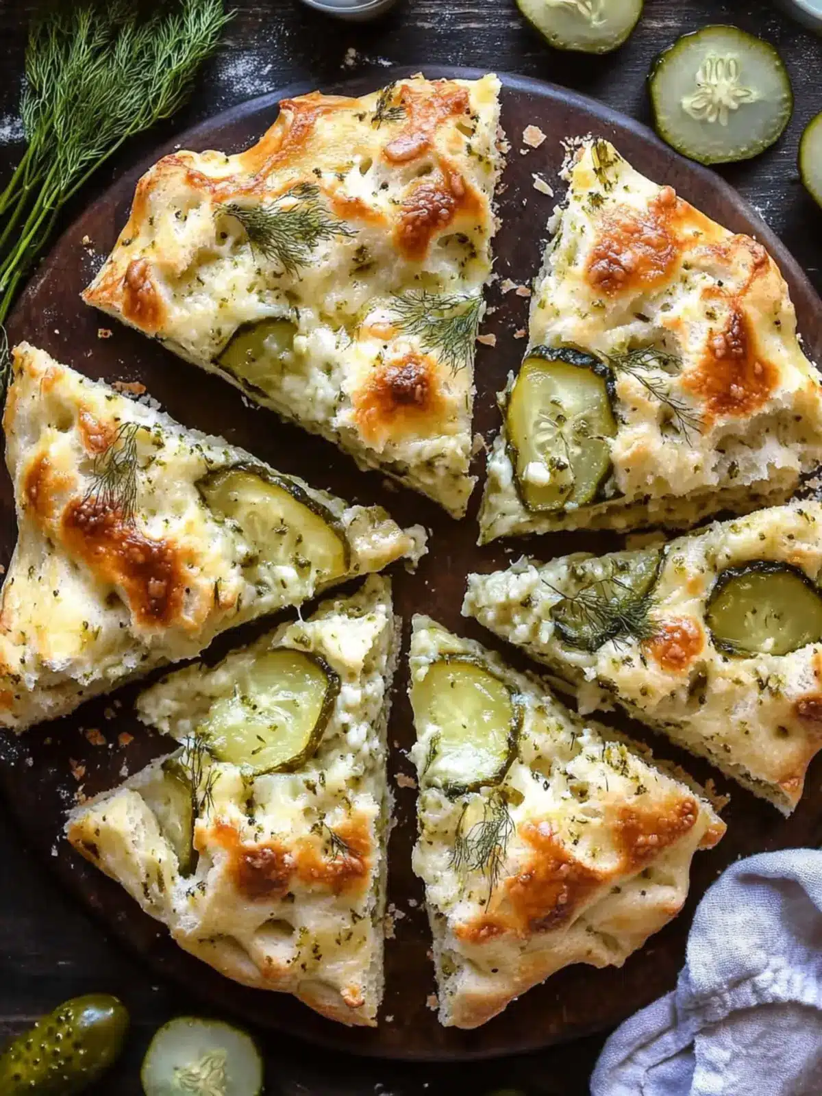 Dill Pickle Focaccia Bread: A Tangy Twist for Homemade Bliss 4 Dill Pickle Focaccia Bread