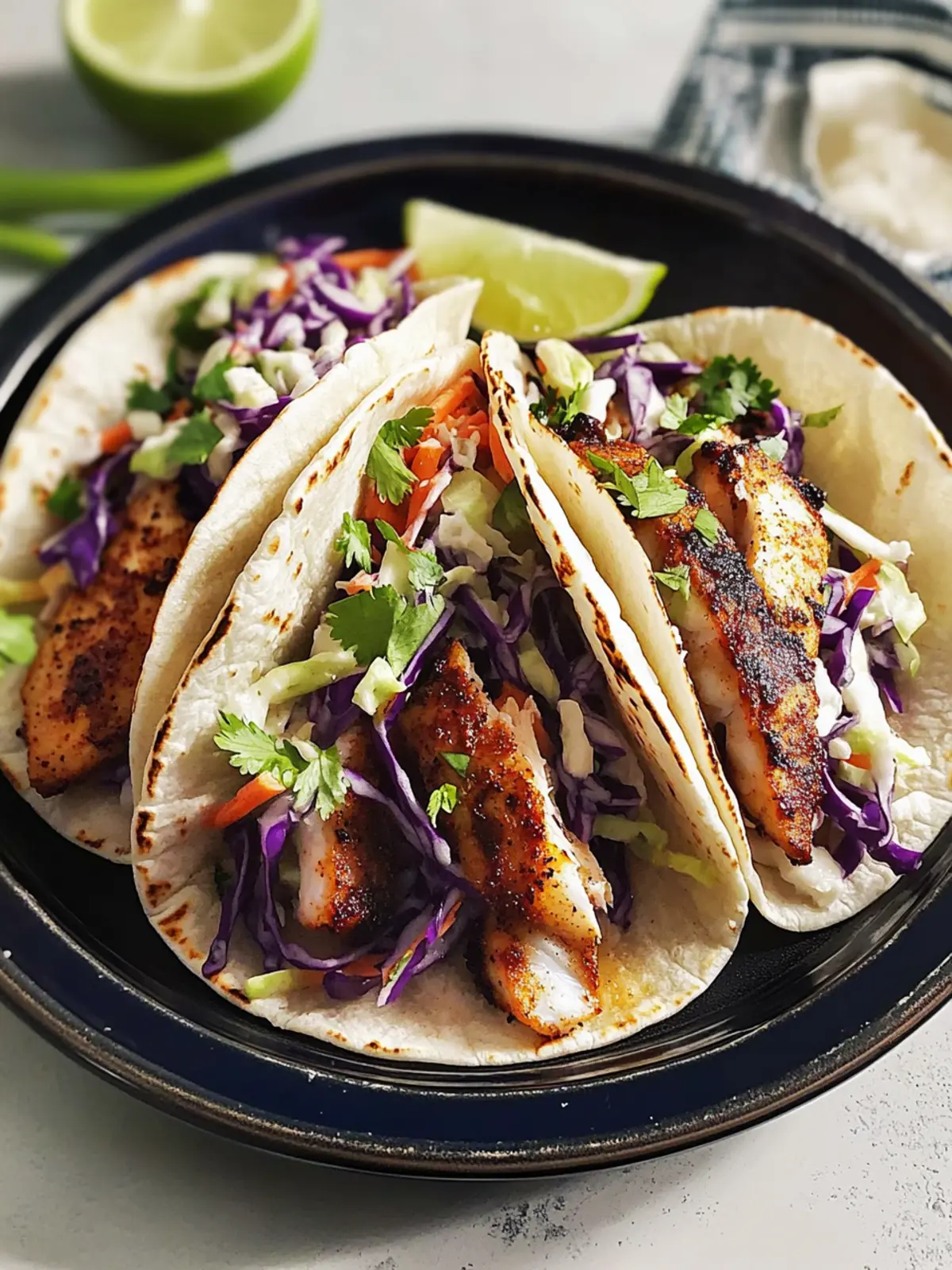 Blackened Fish Tacos With Slaw: A Quick Flavor Explosion 5 Blackened Fish Tacos With Slaw