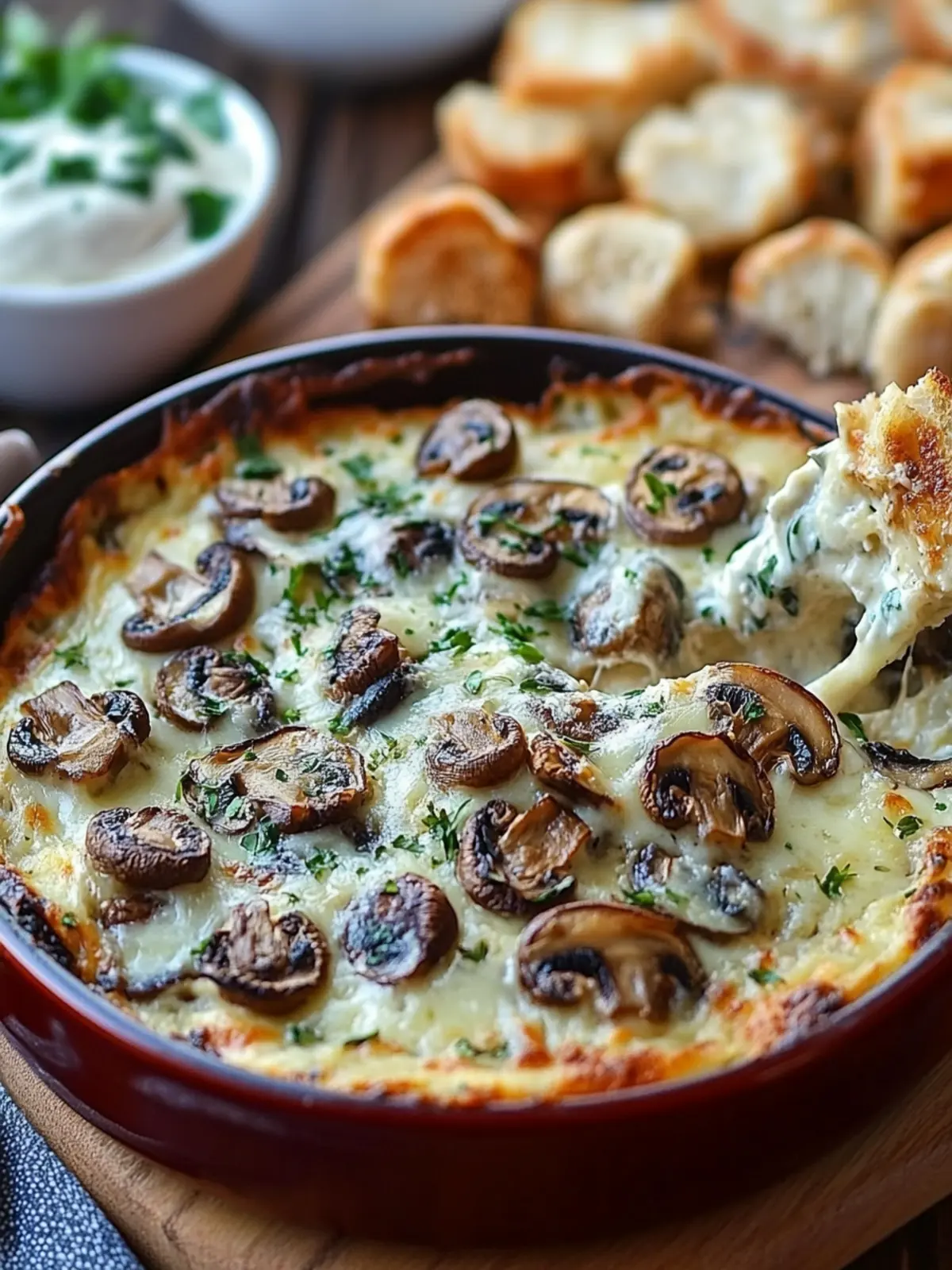 Savory Stuffed Mushroom Dip That Will Wow Your Guests 2 Stuffed Mushroom Dip