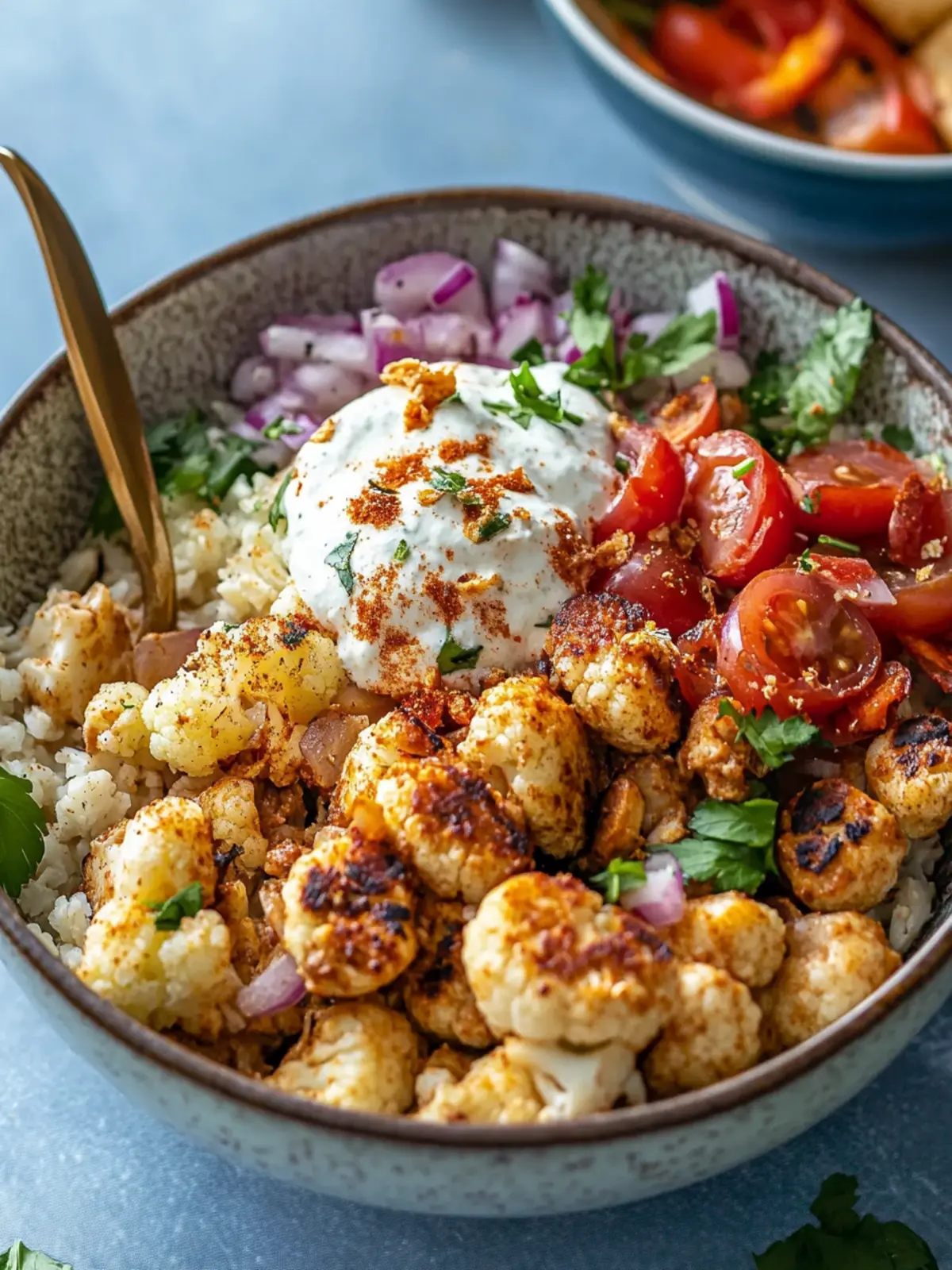 Savor a Flavor-Packed Cauliflower Shawarma Bowl Tonight 4 Cauliflower Shawarma Bowl