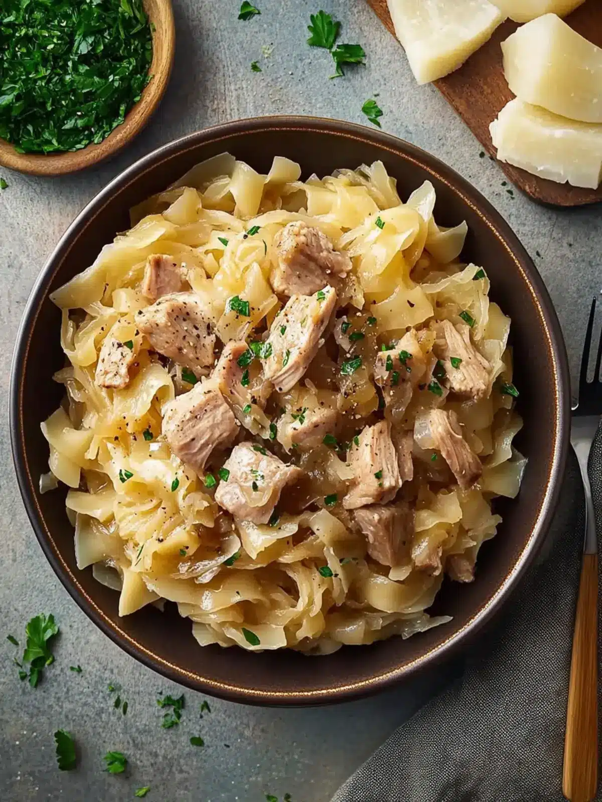 German Pork Sauerkraut And Noodles: Cozy Comfort Awaits 2 German Pork Sauerkraut And Noodles