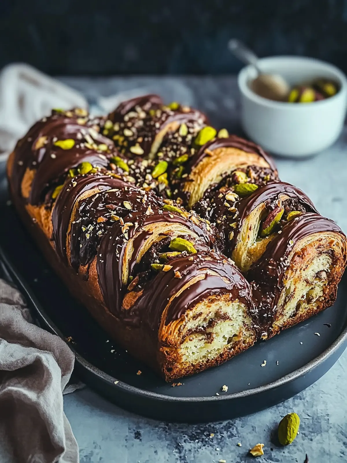 Pistachio Chocolate Babka Pull Apart: Your New Favorite Treat 4 Pistachio Chocolate Babka Pull Apart