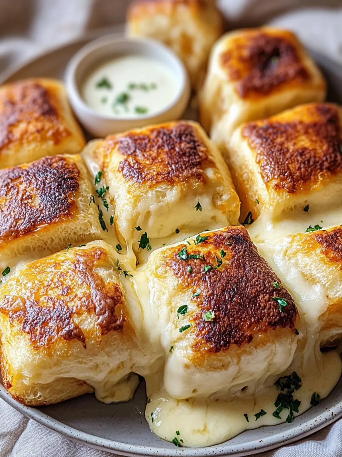 Melted Hawaiian Roll Cheese Pull for Ultimate Comfort Food Bliss 4 Melted Hawaiian Roll Cheese Pull