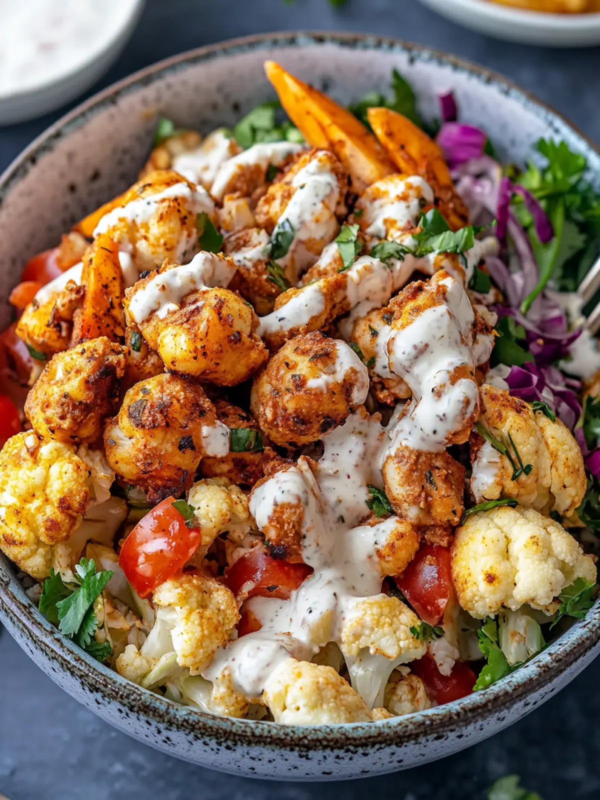 Savor a Flavor-Packed Cauliflower Shawarma Bowl Tonight 2 Cauliflower Shawarma Bowl