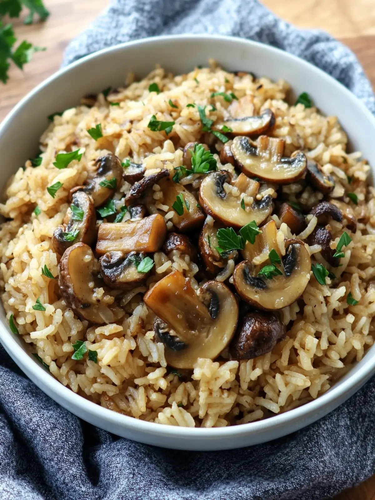 Garlic Butter Mushroom Rice That'll Wow Your Dinner Guests 3 Garlic Butter Mushroom Rice