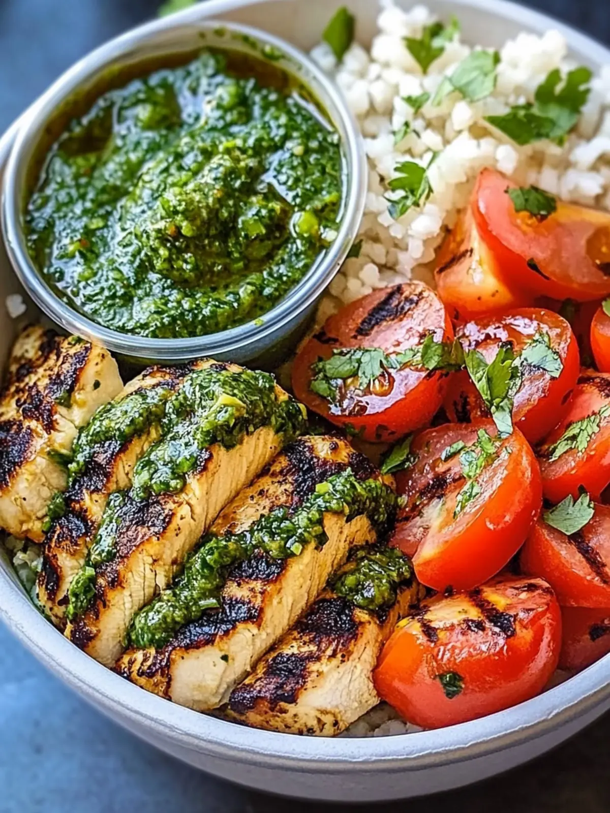 Chimichurri Chicken Bowls with Garlic Sauce You’ll Love 4 Chimichurri Chicken Bowls with Garlic Sauce