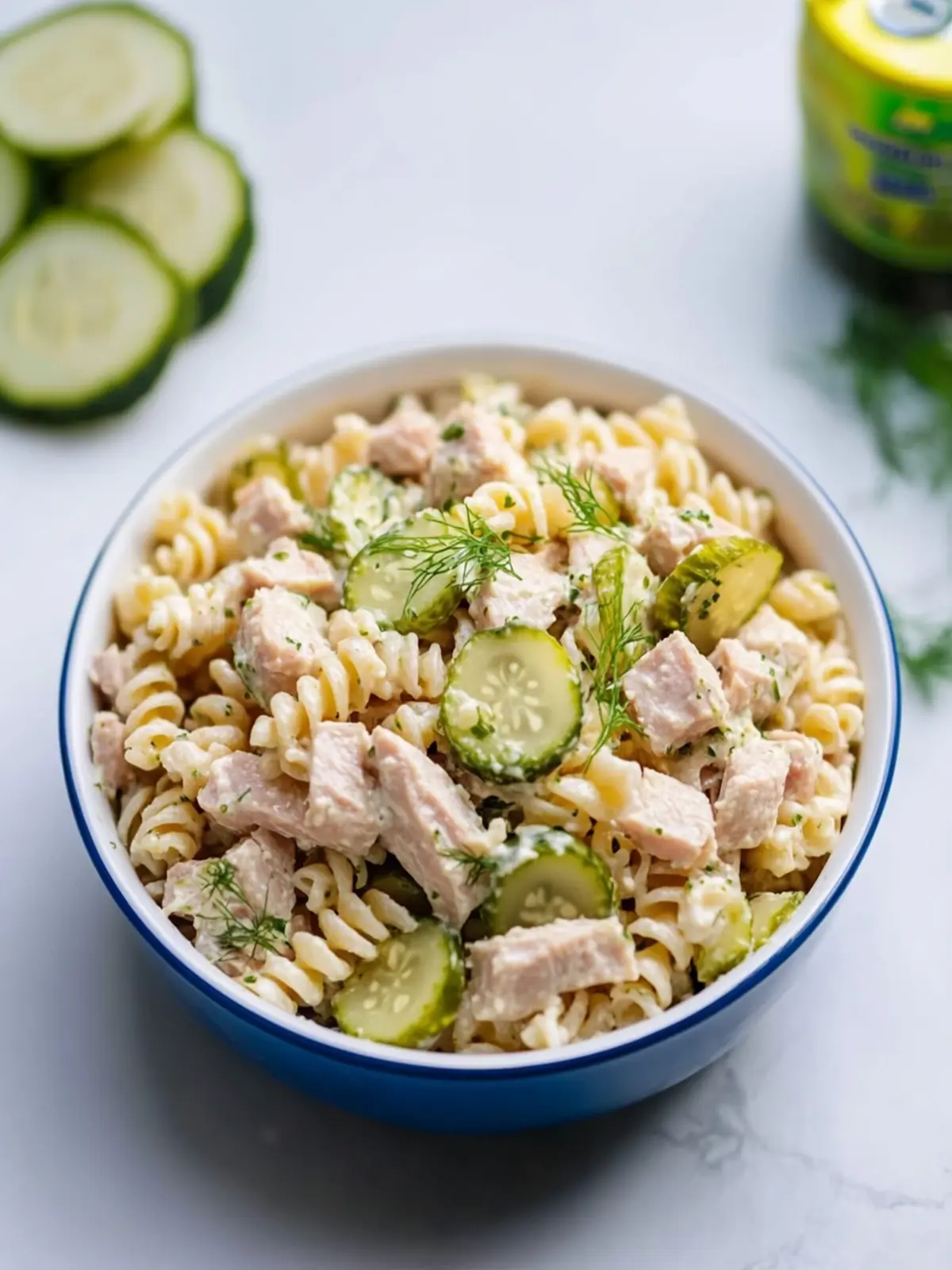 Delicious Dill Pickle Tuna Pasta Salad to Brighten Your Day 2 Dill Pickle Tuna Pasta Salad