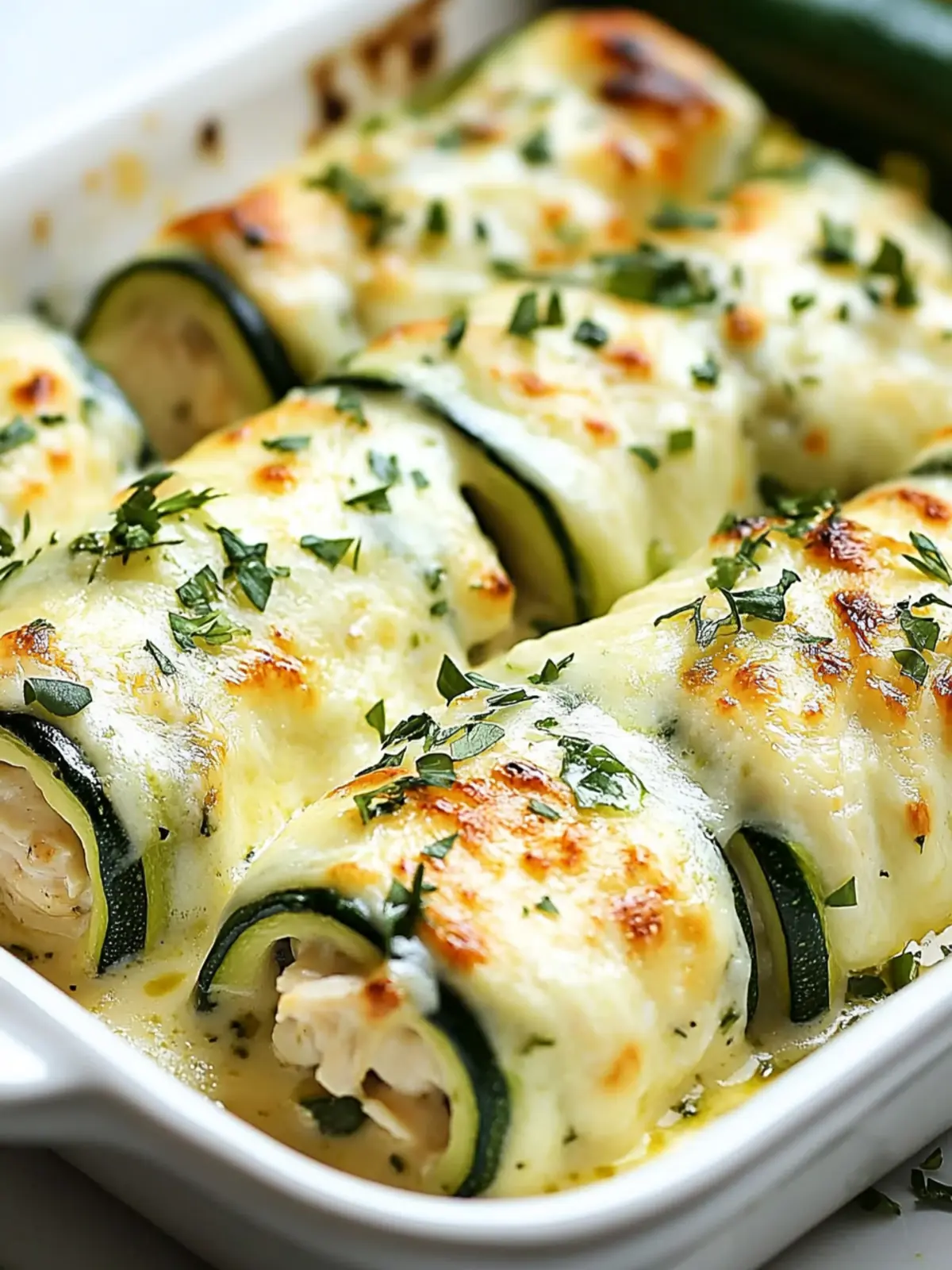 Zucchini Chicken Alfredo Roll Ups for Guilt-Free Comfort Food 4 Zucchini Chicken Alfredo Roll Ups