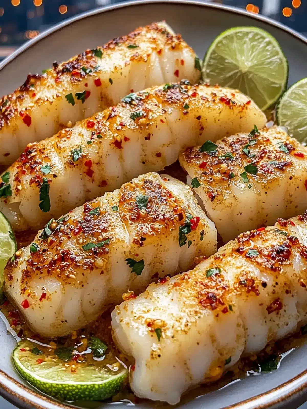 Garlic Butter Cod Strips with Sweet Chili Lime Sauce Delight 2 Garlic Butter Cod Strips with Sweet Chili Lime Sauce