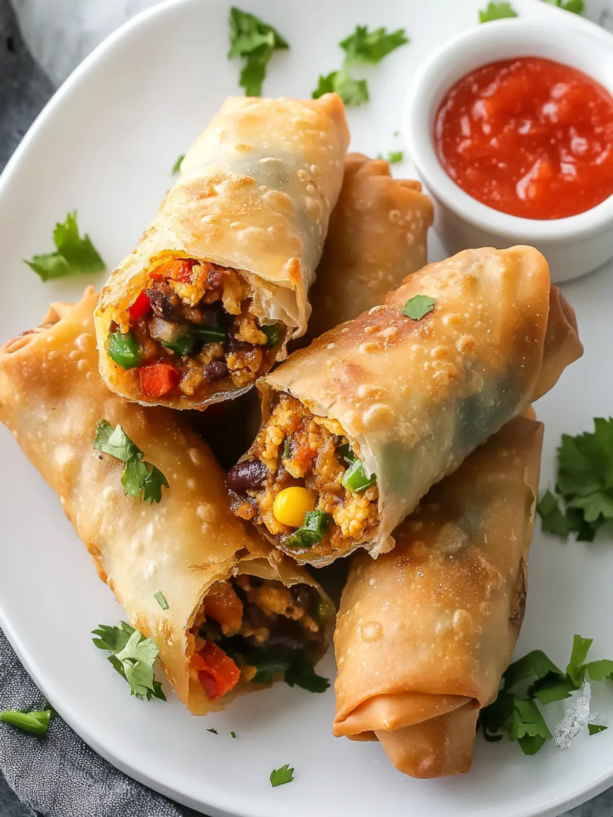 Air Fryer Chili’s Southwest Egg Rolls - Crispy Tex-Mex Bliss 4 Air Fryer Chili’s Southwest Egg Rolls