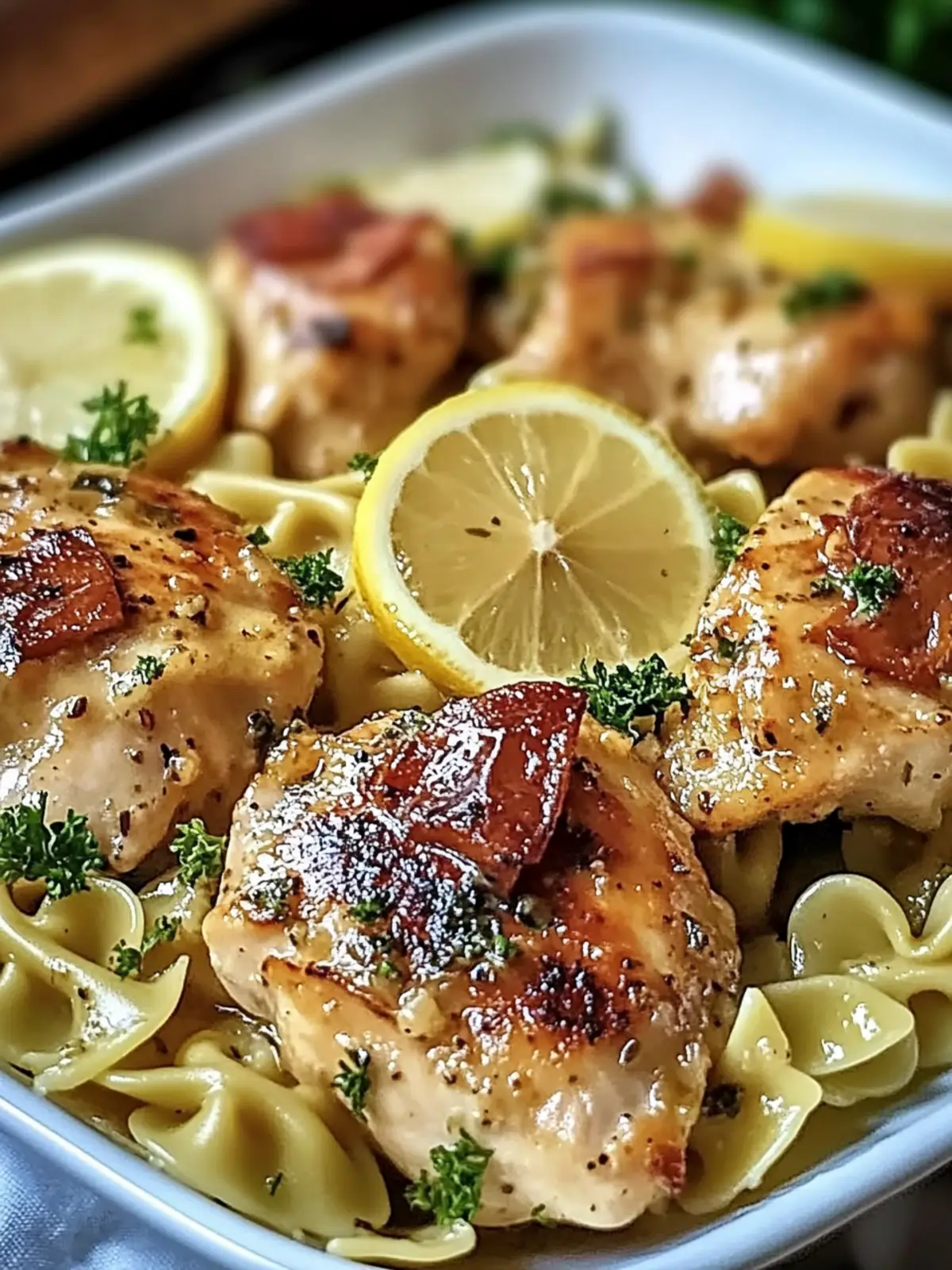 Low Carb Cowboy Butter Lemon Bowtie Chicken: Quick & Easy Delight 4 Low Carb Cowboy Butter Lemon Bowtie Chicken
