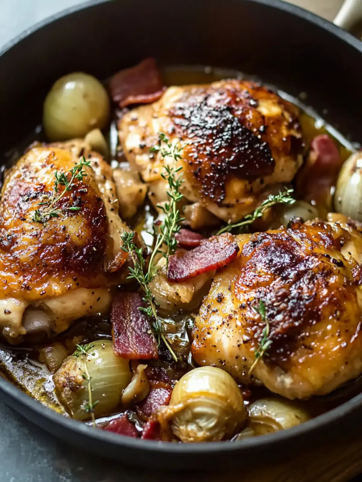 Cozy Chicken Fricassée With Shallots And Bacon for Dinner Delight 3 Chicken Fricassée With Shallots And Bacon