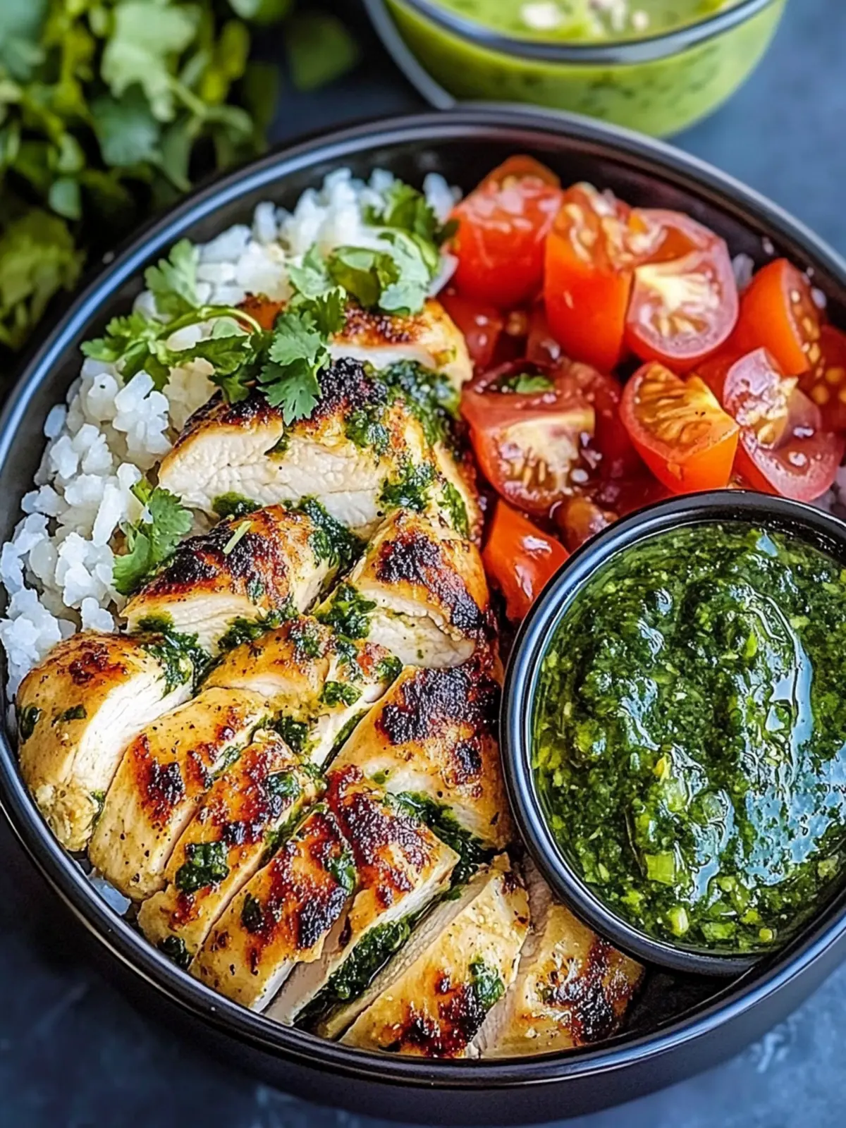 Chimichurri Chicken Bowls with Garlic Sauce You’ll Love 3 Chimichurri Chicken Bowls with Garlic Sauce