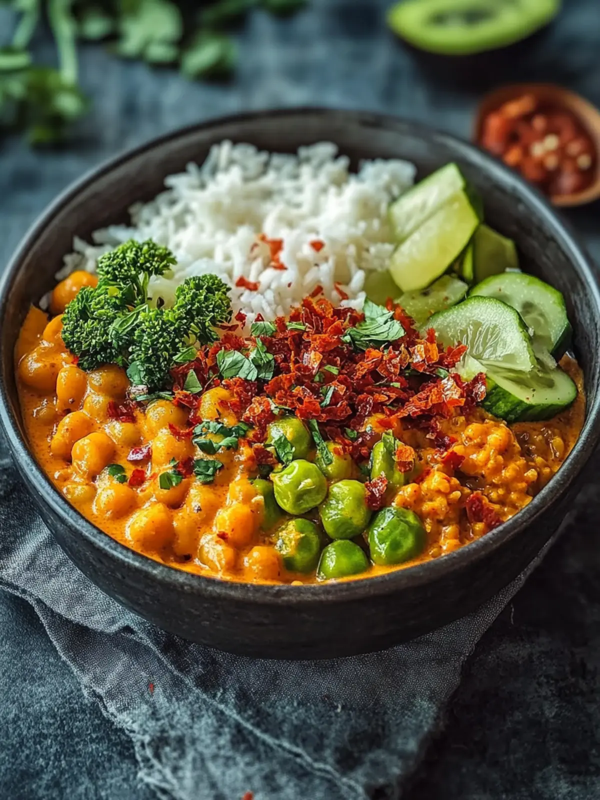 Vibrant Brokkolicurry mit Roten Linsen for Cozy Nights 3 Brokkolicurry mit roten Linsen