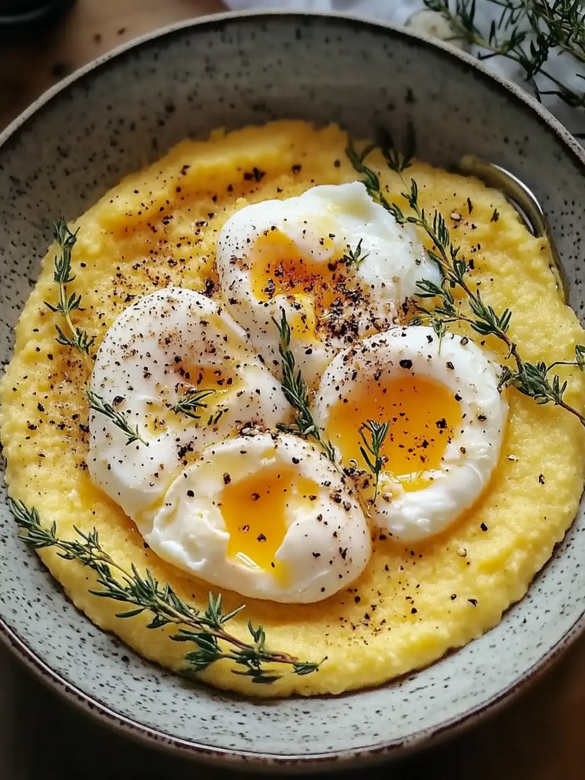 Creamy Polenta with Poached Eggs for Cozy Weeknight Dinners 3 Creamy Polenta with Poached Eggs