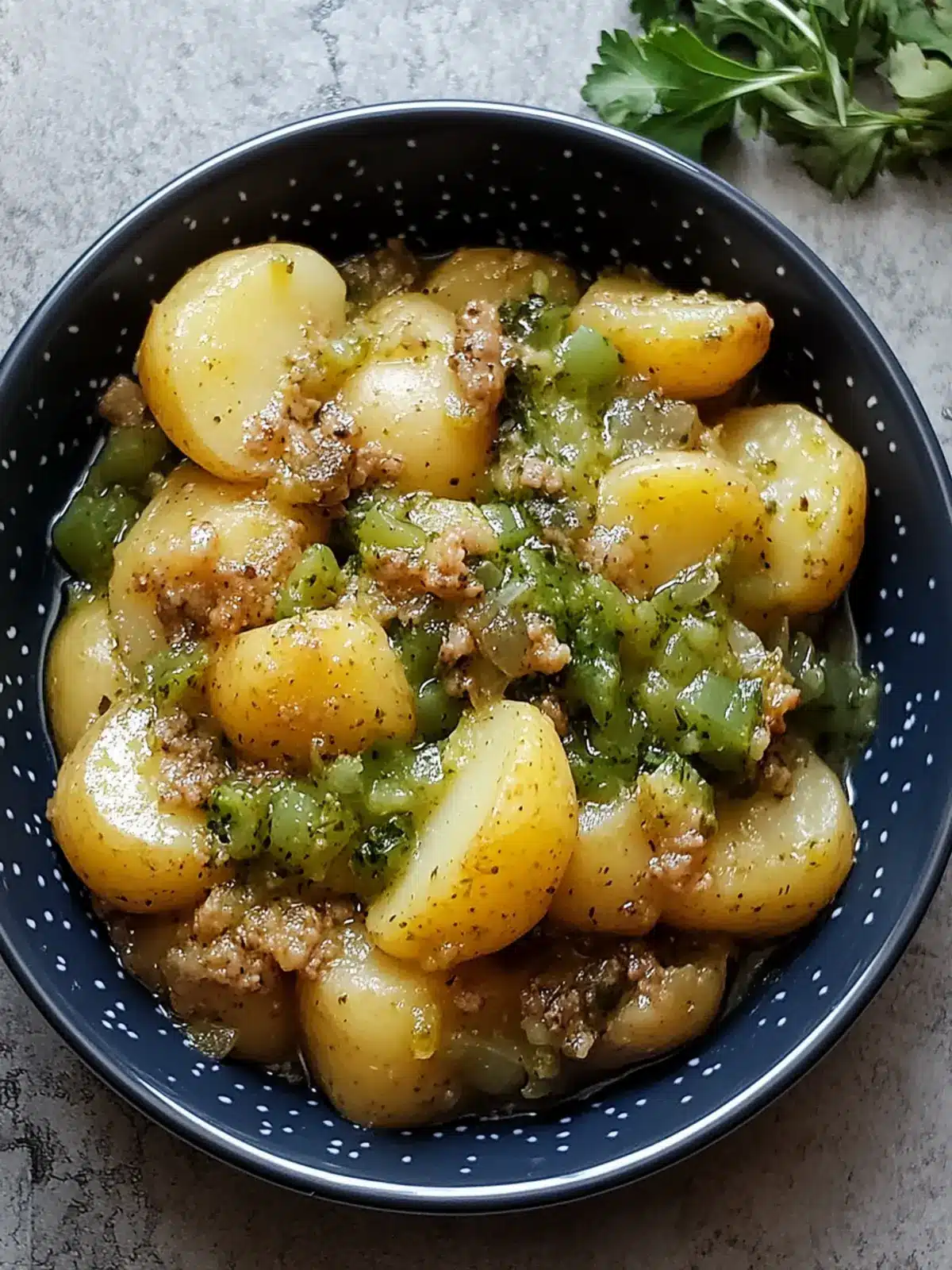 Fried Potatoes with Green Chile Poured for Comfort Food Bliss 5 Fried Potatoes With Green Chile Poured