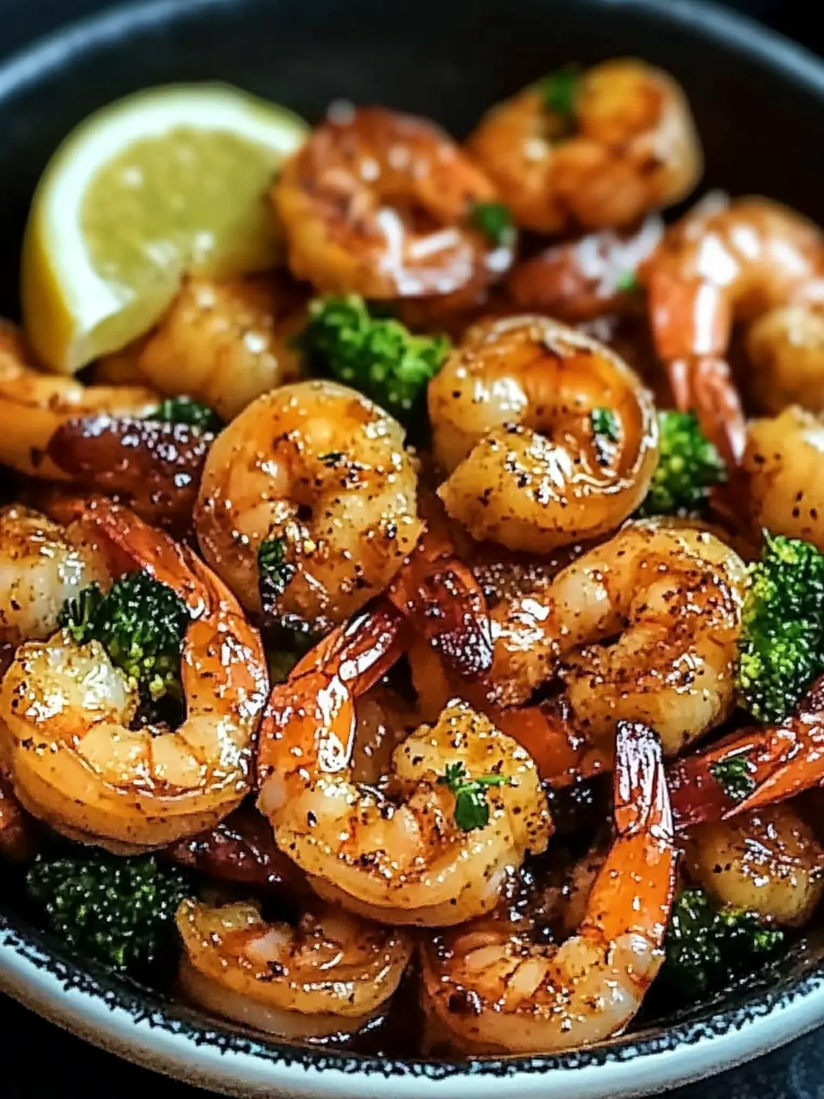 High-Protein Honey Garlic Shrimp