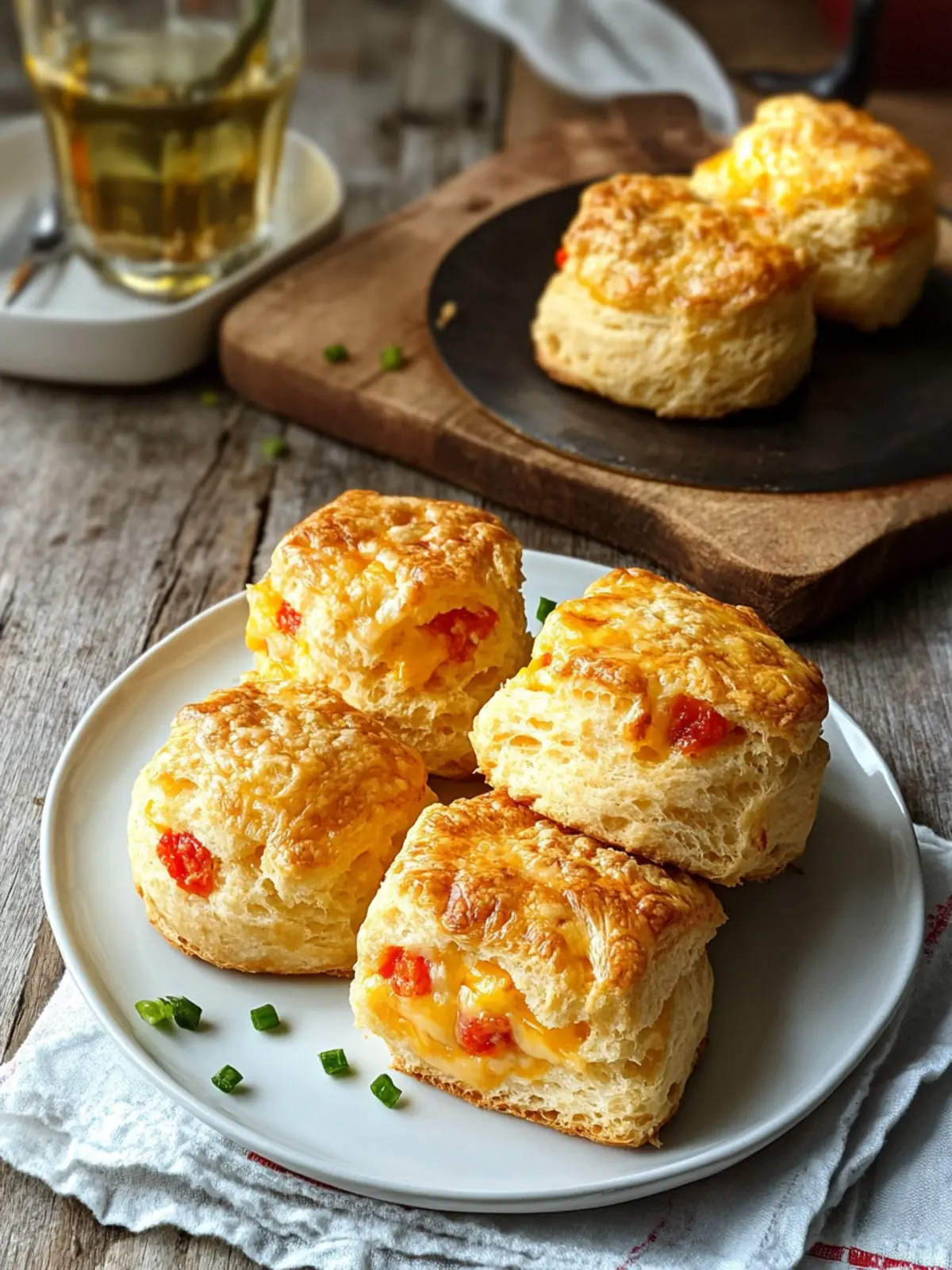 Melt-in-Your-Mouth Pimento Cheese Biscuits Recipe 4 PIMENTO CHEESE BISCUITS