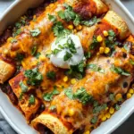 Savory Sweet Potato, Corn, and Black Bean Enchiladas Recipe 10 Sweet Potato, Corn, and Black Bean Enchiladas