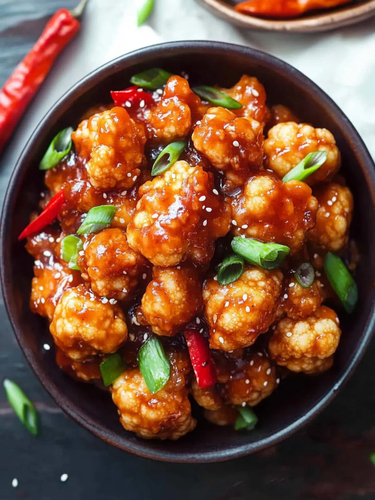 Crispy Kung Pao Cauliflower: A Vegan Feast to Savor 2 Kung Pao Cauliflower