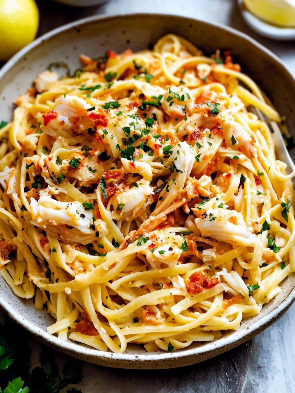 Quick and Delicious Crab Linguine: A 20-Minute Dinner Delight 2 Quick and Delicious Crab Linguine