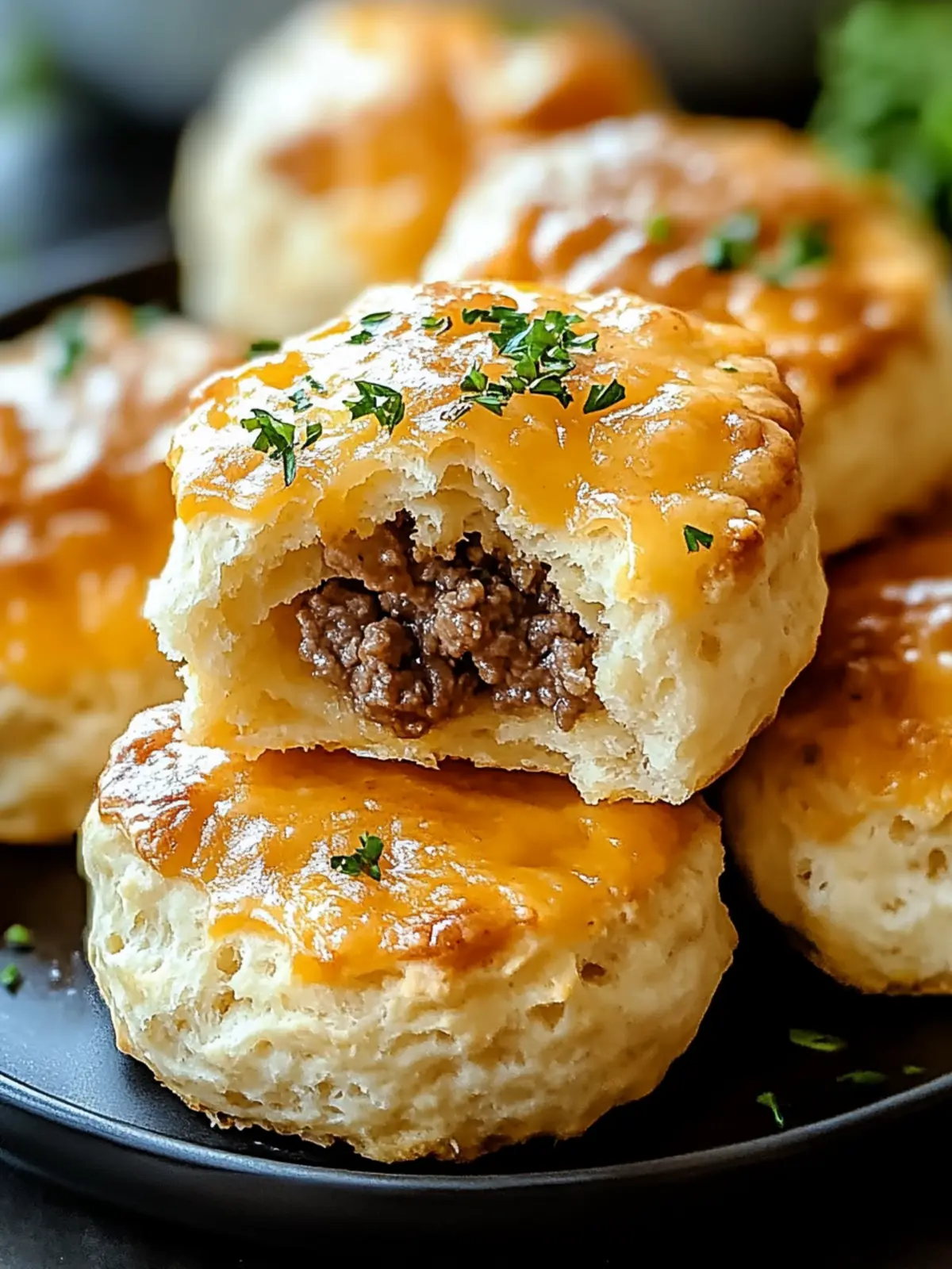 Cheesy Beef Biscuit Bombs for Ultimate Comfort Food Bliss 3 Cheesy Beef Biscuit Bombs