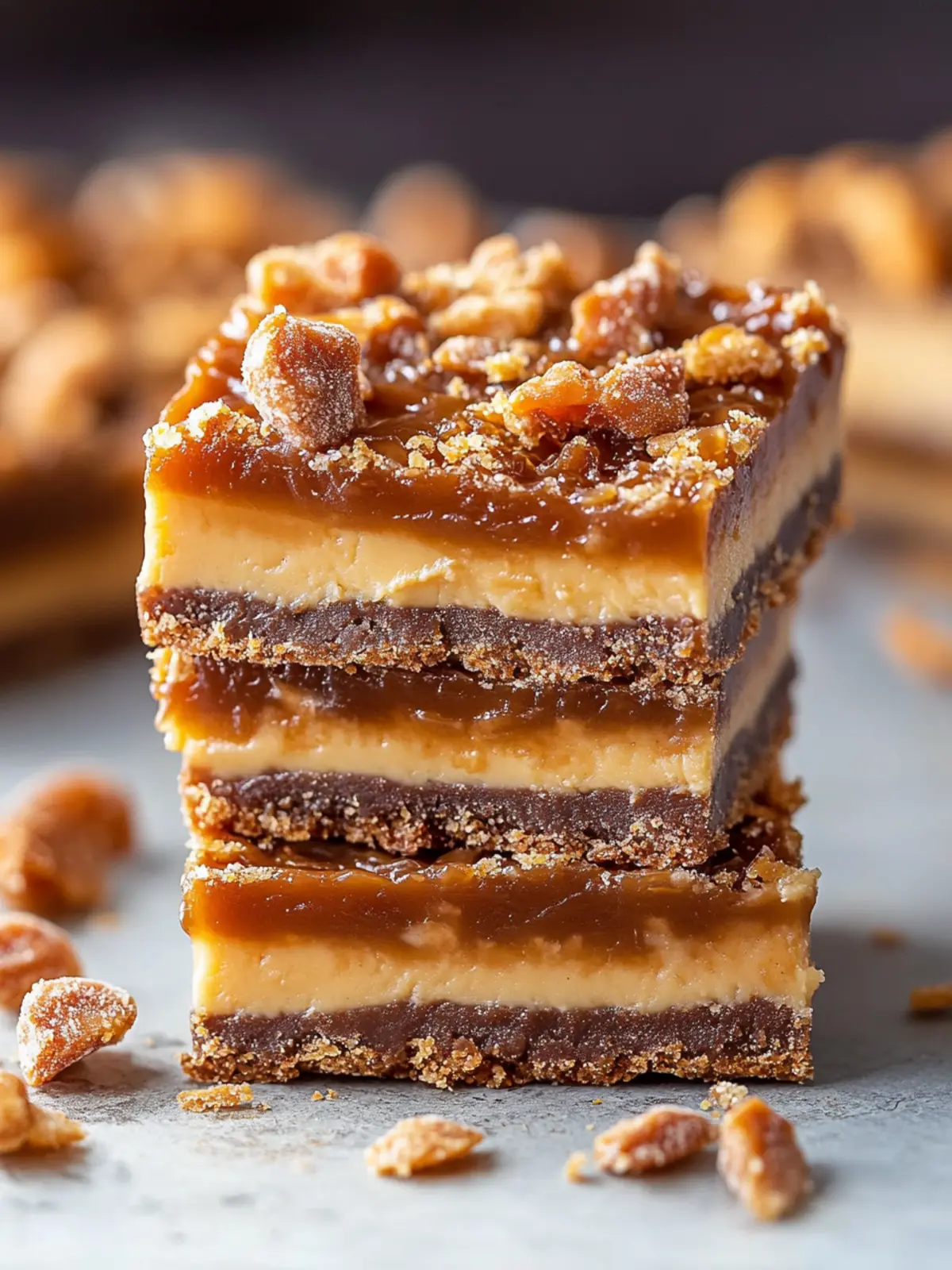 Butterfinger Caramel Bars: Irresistibly Easy No-Bake Delight 2 Butterfinger Caramel Bars