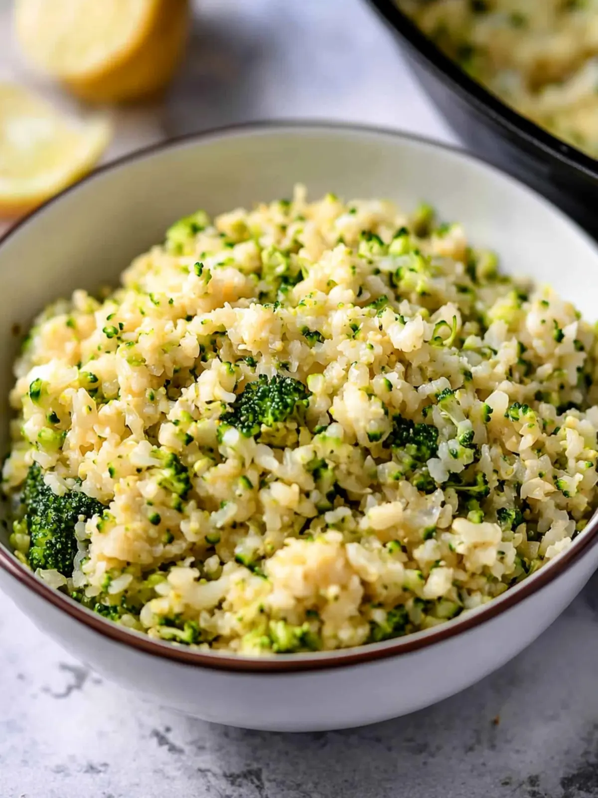 Decadent Cheesy Broccoli Cauliflower Rice for Guilt-Free Indulgence 2 Cheesy Broccoli Cauliflower Rice