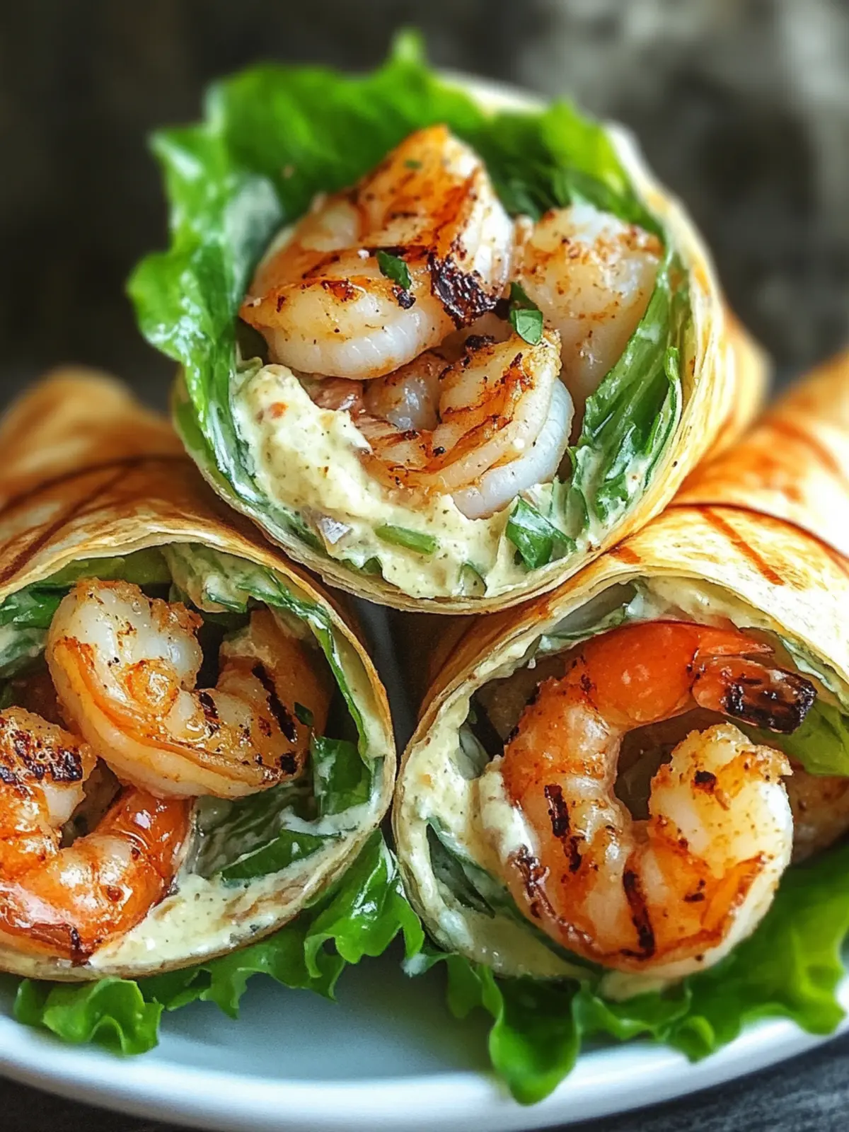 Zesty Grilled Shrimp Caesar Wraps for a Flavorful Twist 5 Zesty Grilled Shrimp Caesar Wraps