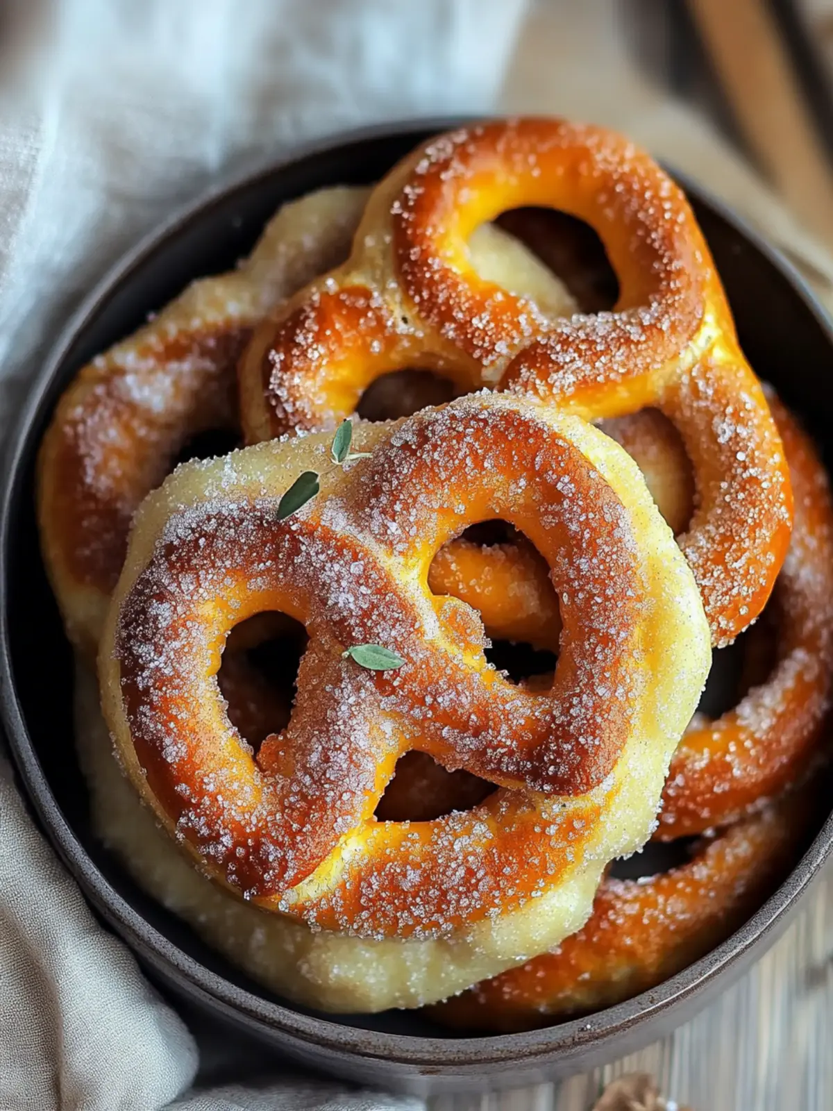 Cinnamon Sugar Soft Pretzels: A Sweet & Cozy Delight 4 Cinnamon Sugar Soft Pretzels