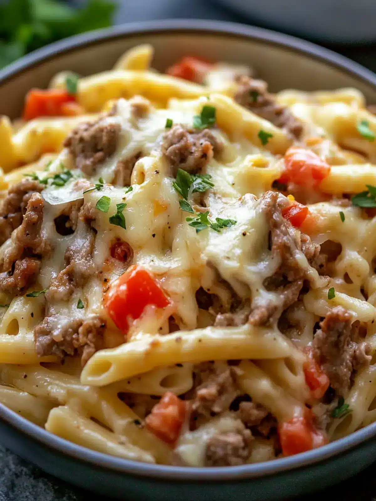 Creamy Philly Cheesesteak Pasta for Cozy Weeknight Dinners 3 Philly Cheesesteak Pasta