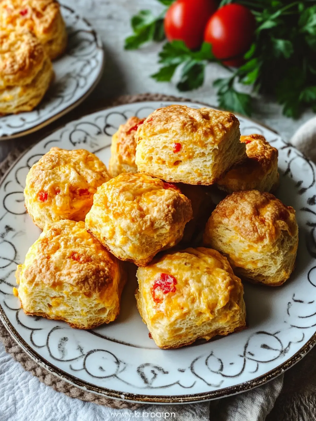 Melt-in-Your-Mouth Pimento Cheese Biscuits Recipe 3 PIMENTO CHEESE BISCUITS