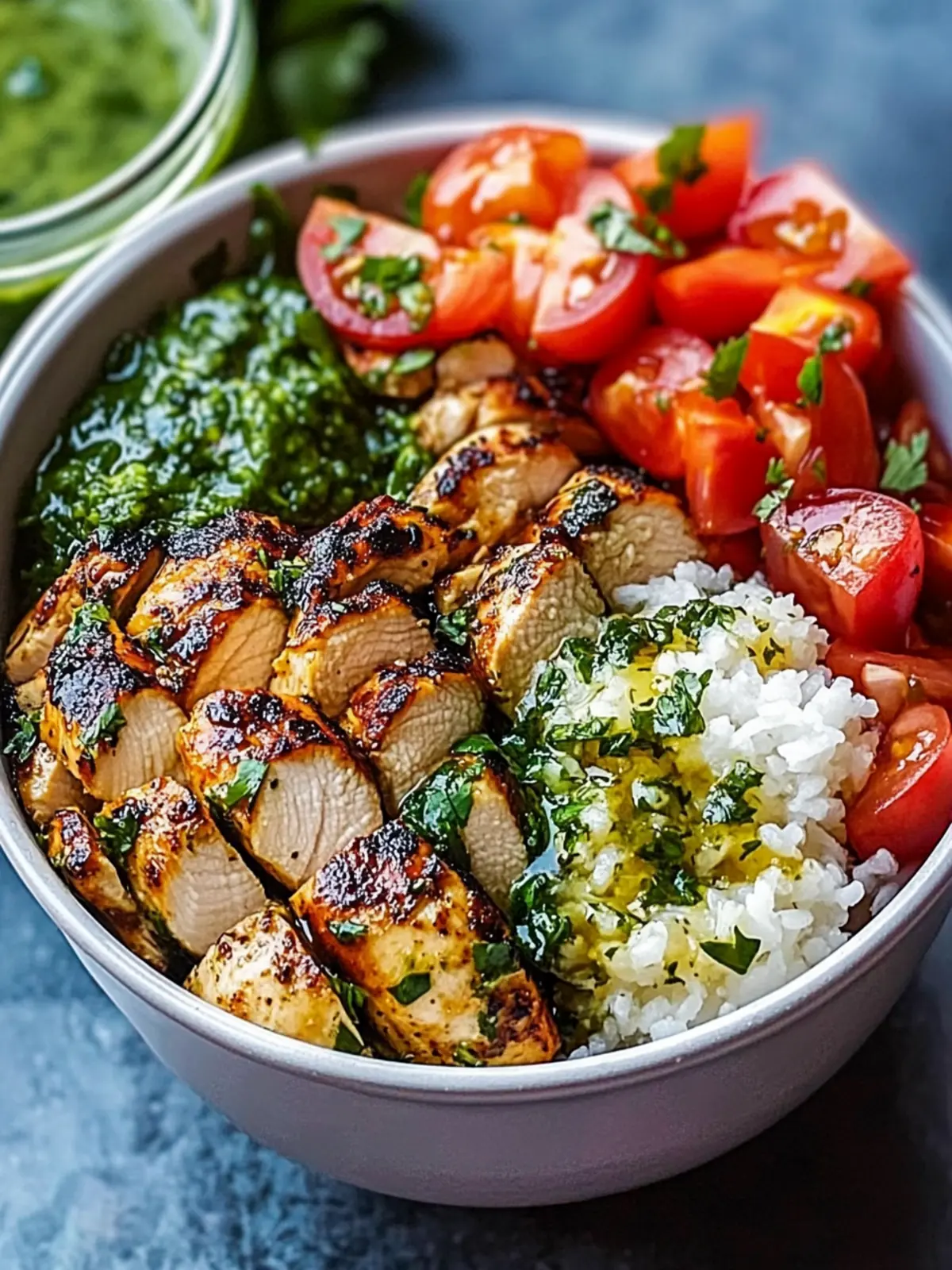 Chimichurri Chicken Bowls with Garlic Sauce You’ll Love 2 Chimichurri Chicken Bowls with Garlic Sauce