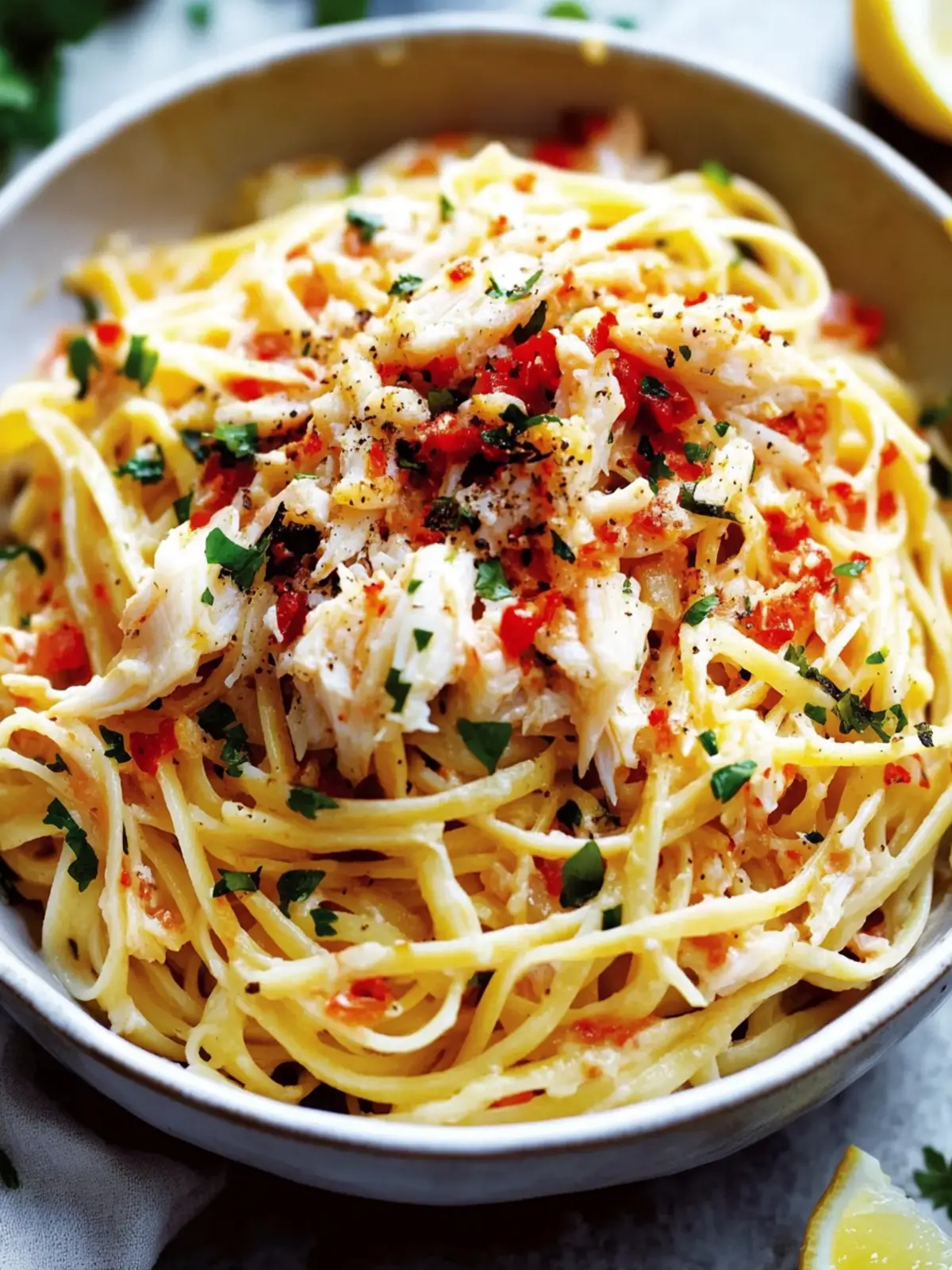 Quick and Delicious Crab Linguine