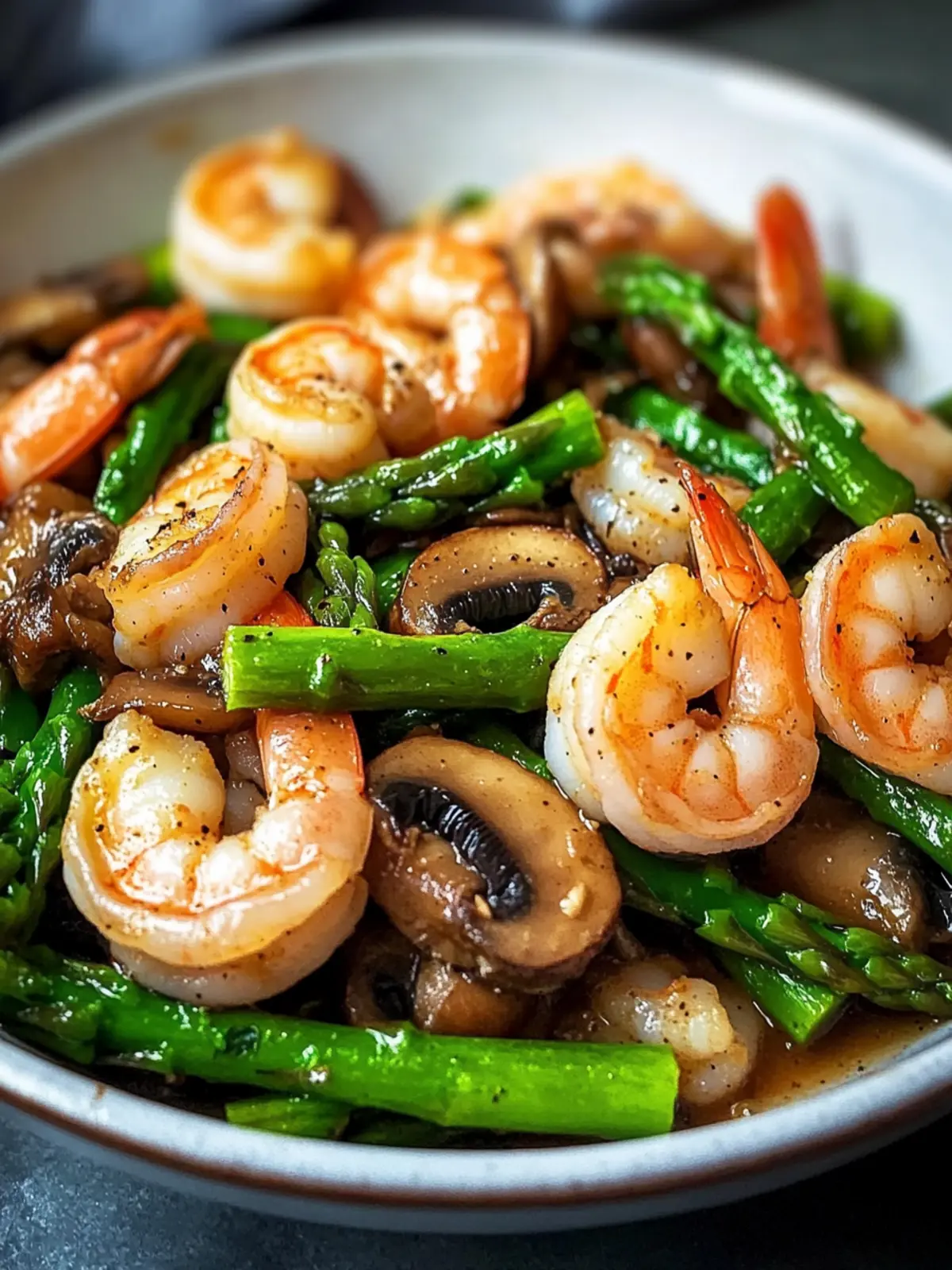 Delicious Shrimp and Asparagus Stir-Fry with Mushrooms in Minutes 4 Shrimp and Asparagus Stir-Fry with Mushrooms