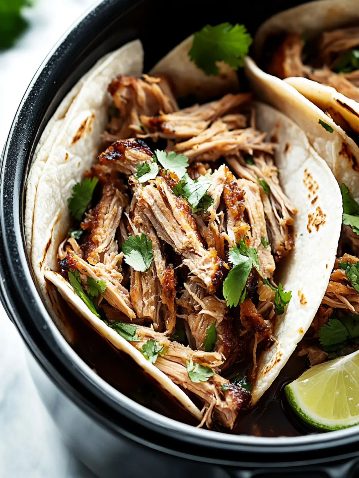 Crispy Slow Cooker Carnitas: Effortless Flavor for Taco Night 2 Crispy Slow Cooker Carnitas