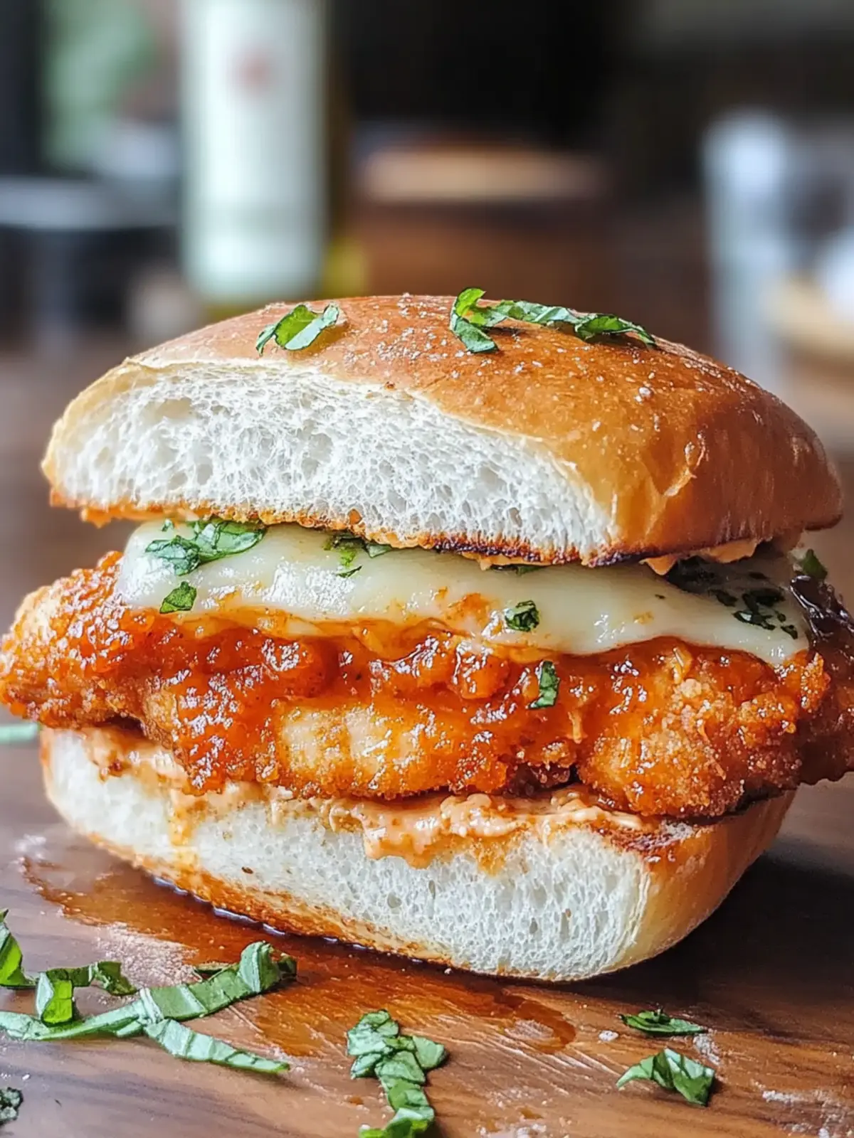 Savory Vodka Sauce Chicken Parmesan Sandwich for Busy Nights 2 Vodka Sauce Chicken Parmesan Sandwich