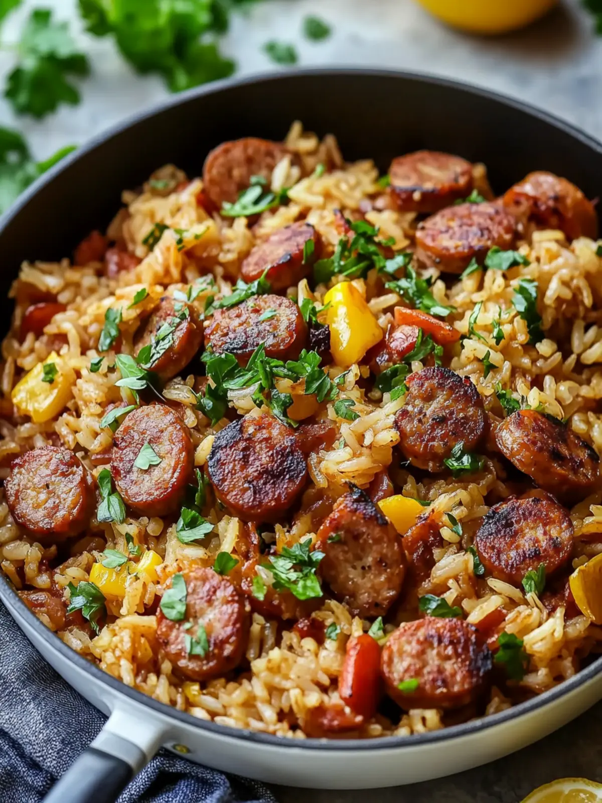 One-Pot Sausage and Rice Skillet for Effortless Weeknight Dinners 5 One-Pot Sausage and Rice Skillet