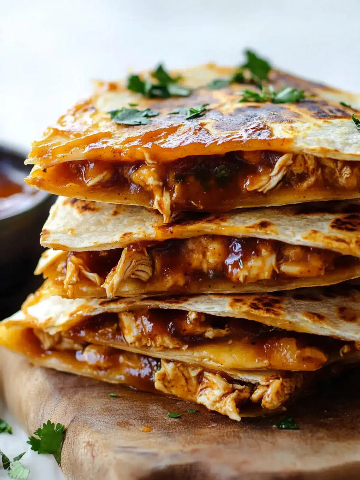Savor Irresistible Hot Honey BBQ Chicken Quesadillas Tonight 2 Hot Honey BBQ Chicken Quesadillas
