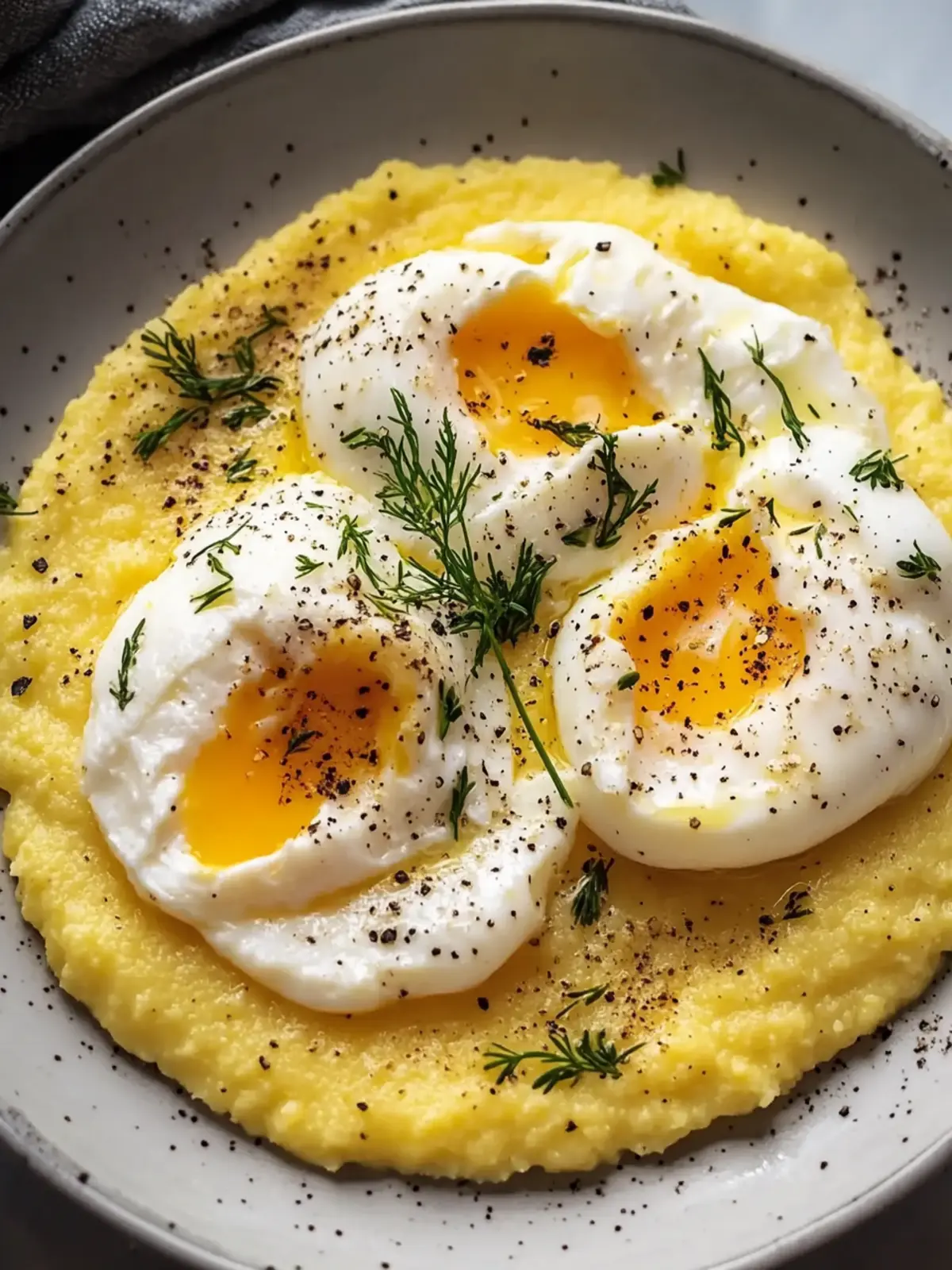 Creamy Polenta with Poached Eggs for Cozy Weeknight Dinners 2 Creamy Polenta with Poached Eggs