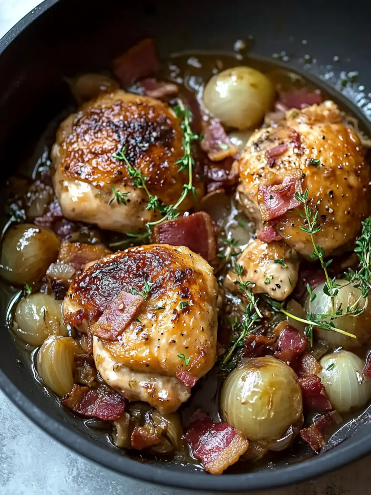 Cozy Chicken Fricassée With Shallots And Bacon for Dinner Delight 5 Chicken Fricassée With Shallots And Bacon