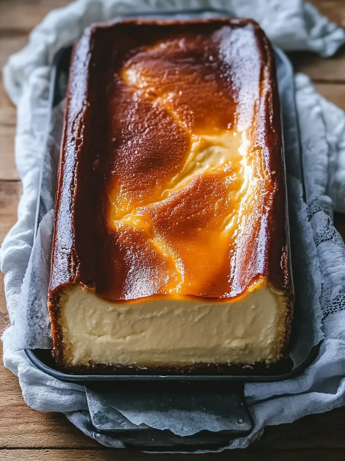 Decadent Burnt Basque Cheesecake in a Loaf Pan You’ll Love 3 Burnt Basque Cheesecake in a Loaf Pan