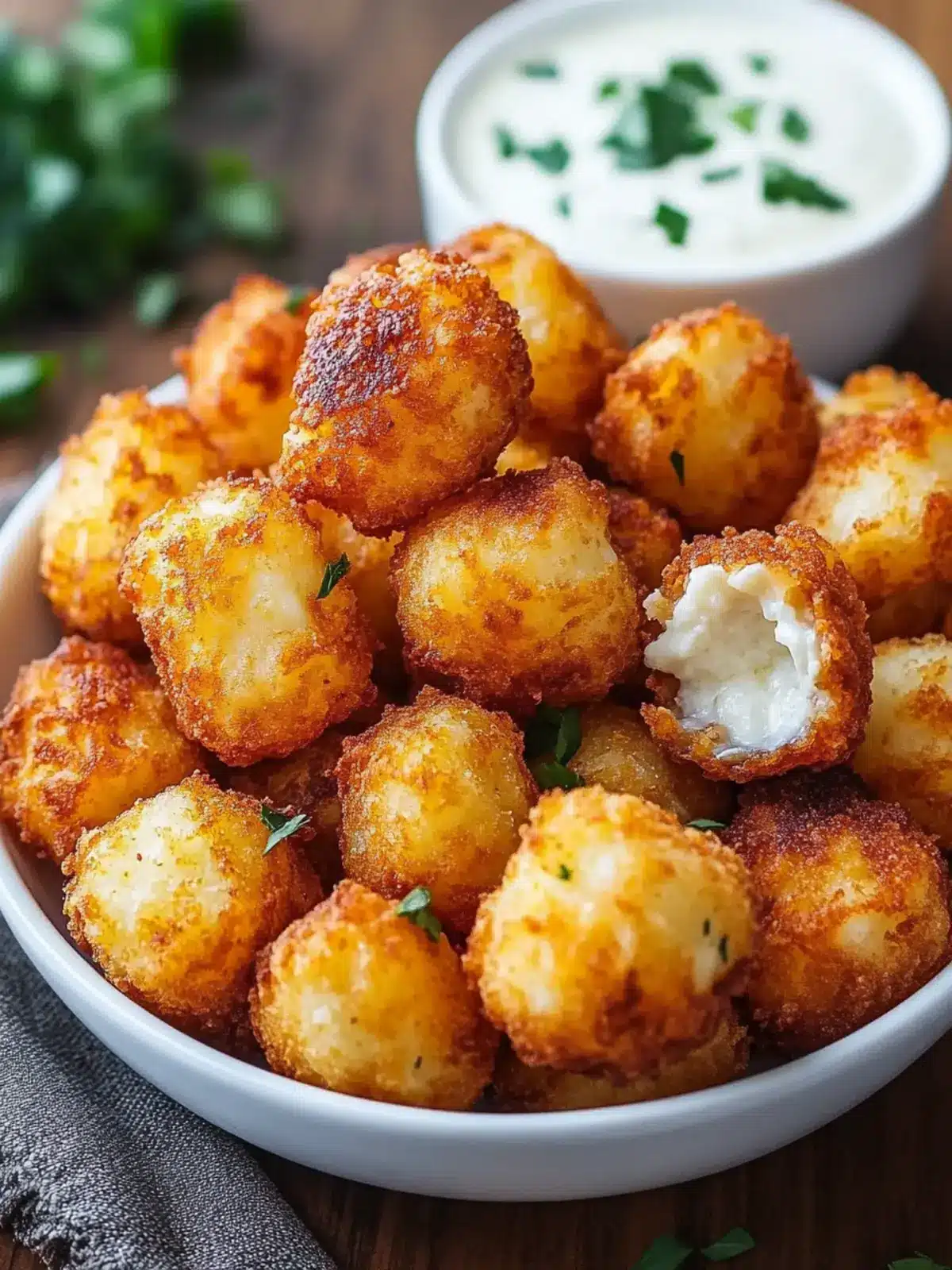 Cottage Cheese Tots Recipe with Crispy Air Fryer Magic 4 Cottage Cheese Tots Recipe