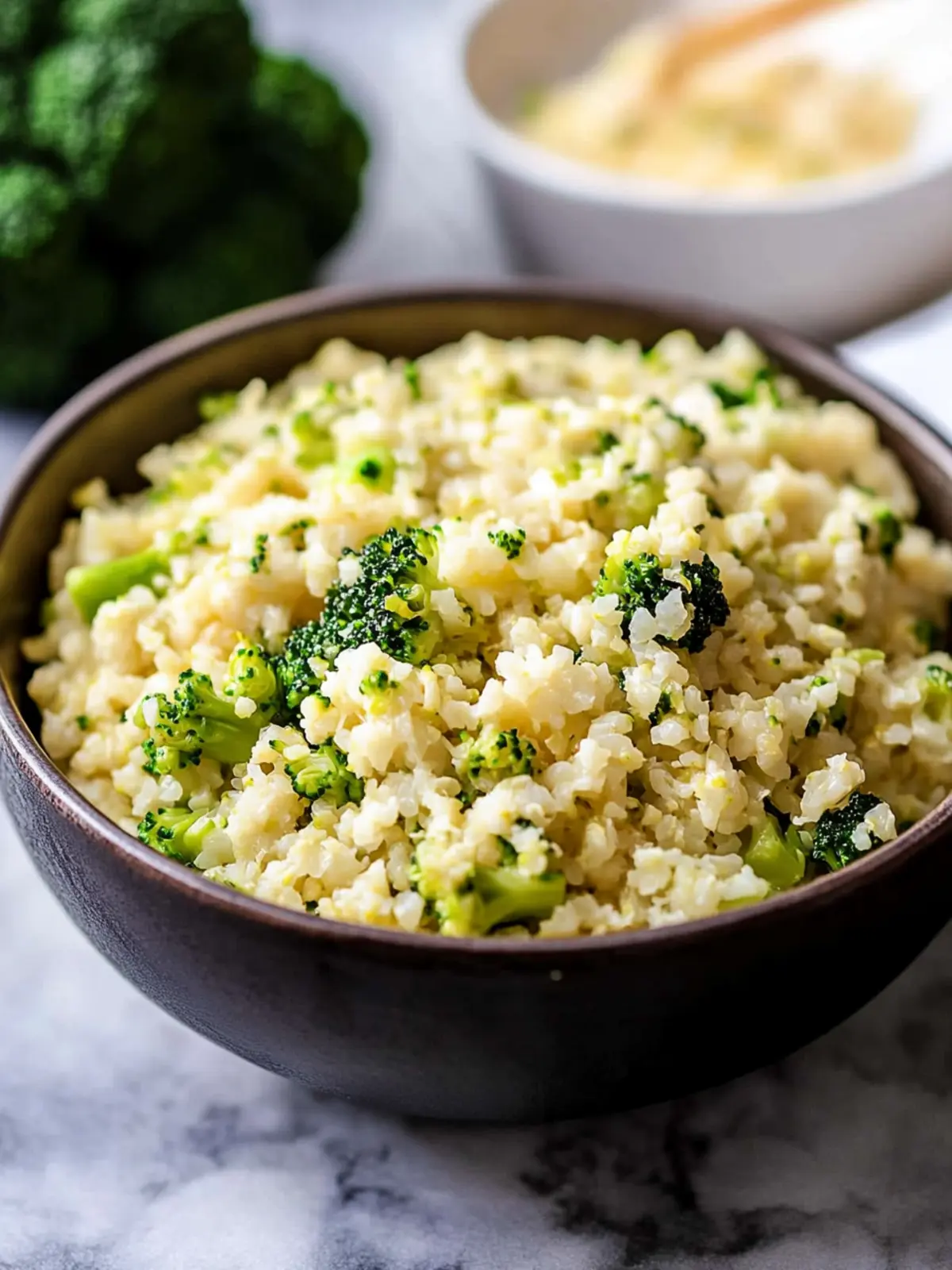 Decadent Cheesy Broccoli Cauliflower Rice for Guilt-Free Indulgence 3 Cheesy Broccoli Cauliflower Rice