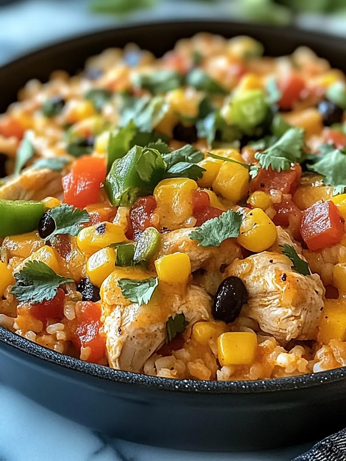 Dive Into One-Pot Cheesy Southwest Chicken & Rice Bliss 5 One-Pot Cheesy Southwest Chicken & Rice