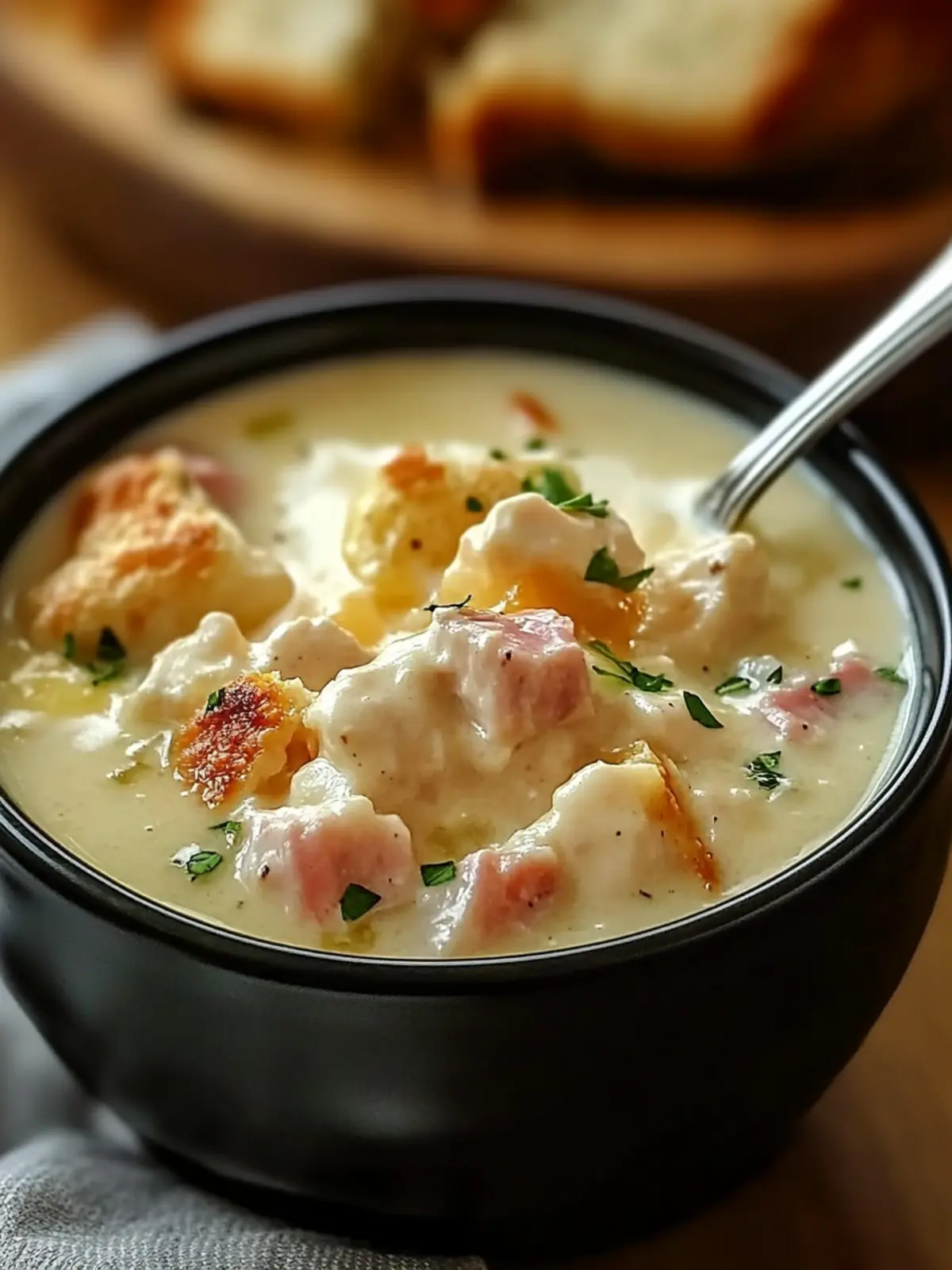 Creamy Chicken Cordon Bleu Soup Recipe to Warm Your Soul 2 Chicken Cordon Bleu Soup Recipe