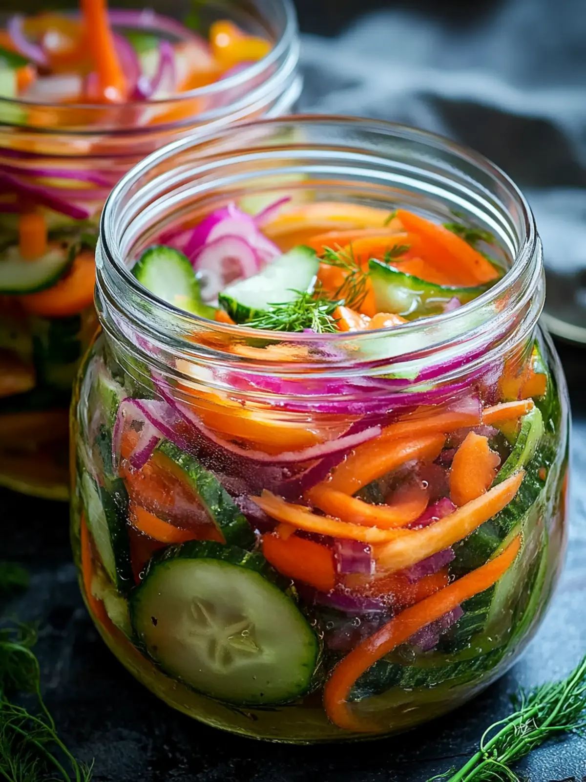 Fridge Pickled Vegetables Recipe for a Crunchy Flavor Boost 2 Fridge Pickled Vegetables Recipe